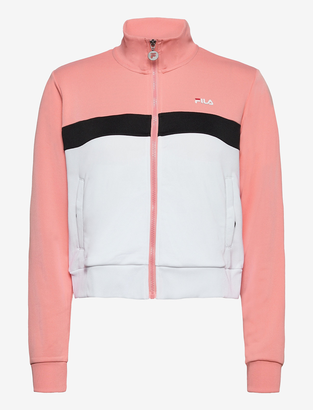 FILA - WOMEN SAMAH track jacket - lobster bisque-bright white-black - 0