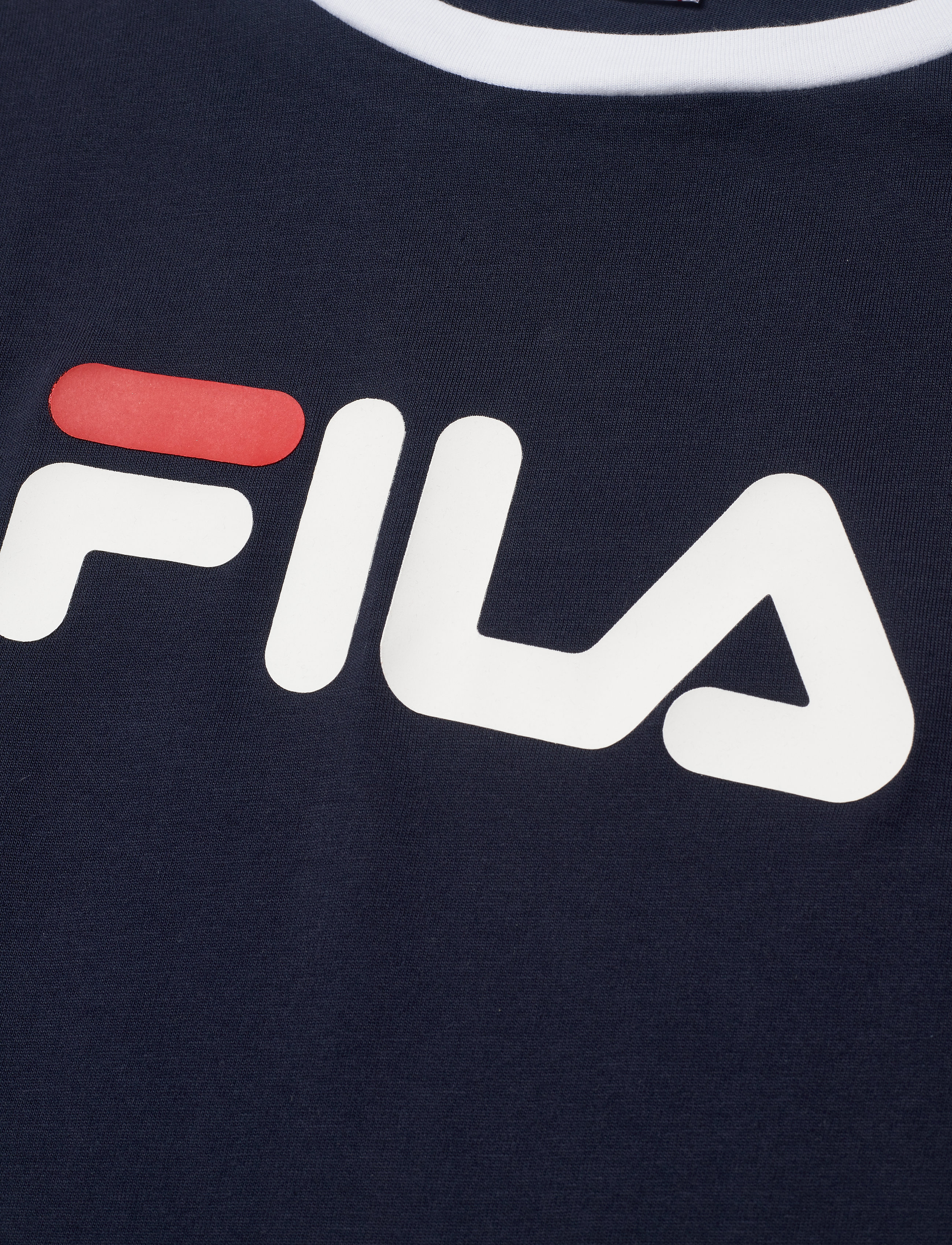 FILA - WOMEN SALOME tee - black iris-true red-bright white - 2