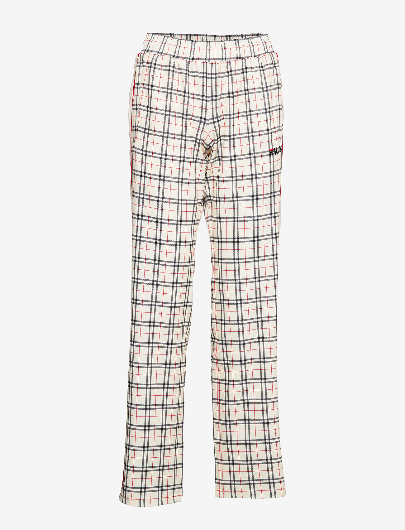 FILA - WOMEN TEVY AOP track pants - eggnog tartan allover - 0