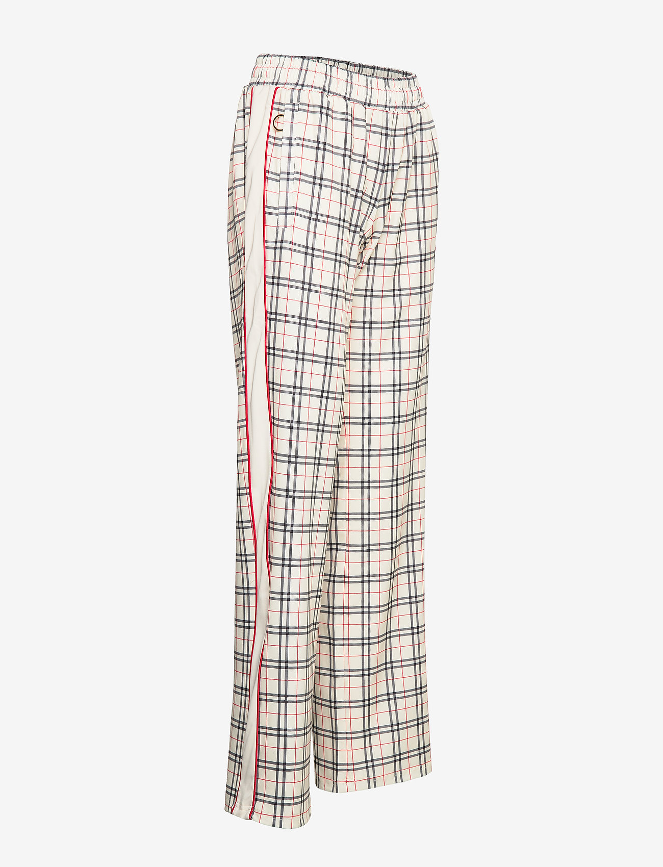 FILA - WOMEN TEVY AOP track pants - eggnog tartan allover - 3