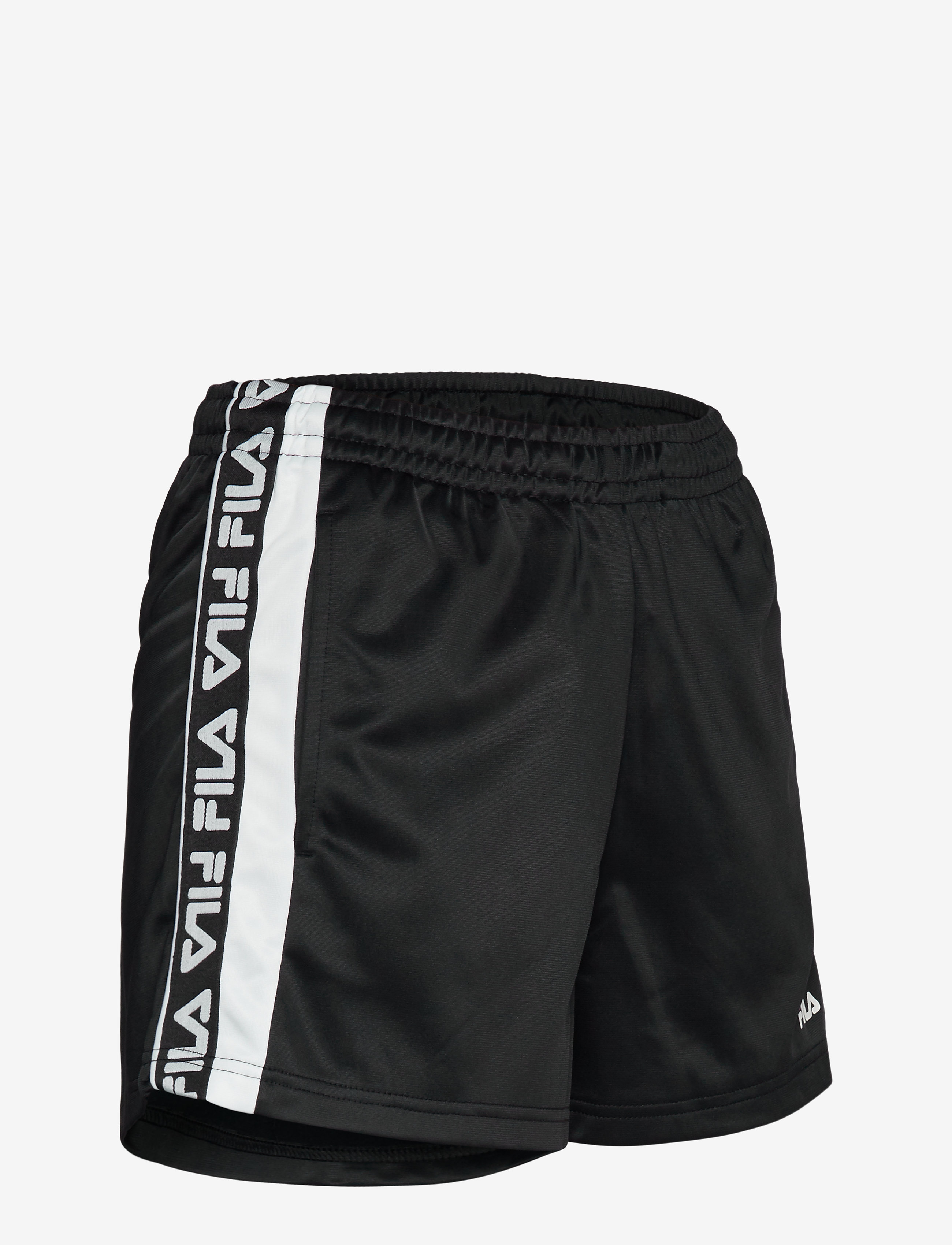 FILA - WOMEN TARIN shorts - high waist - black-bright white - 3