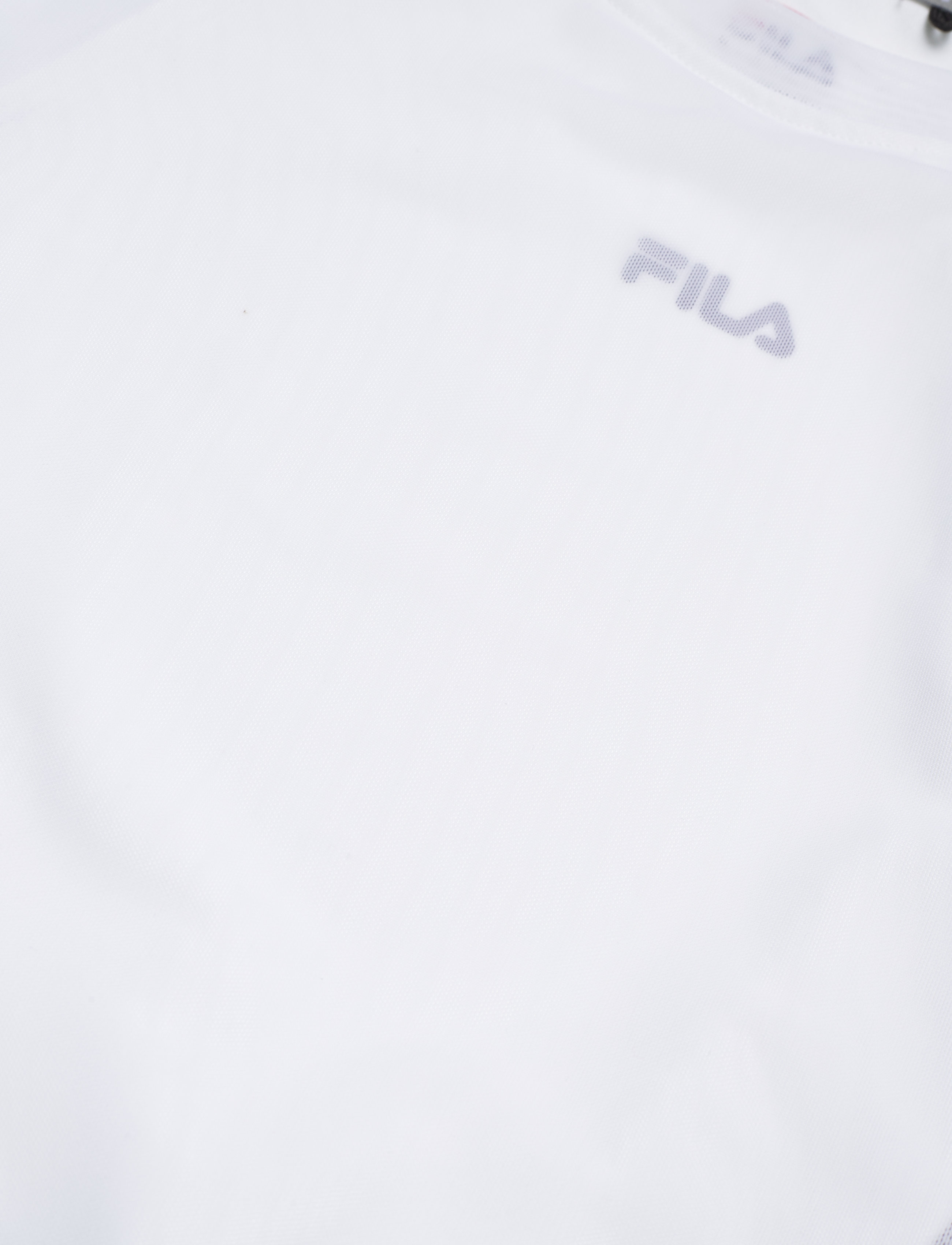 FILA - WOMEN MAGENTA cropped double layer top - bright white - 2