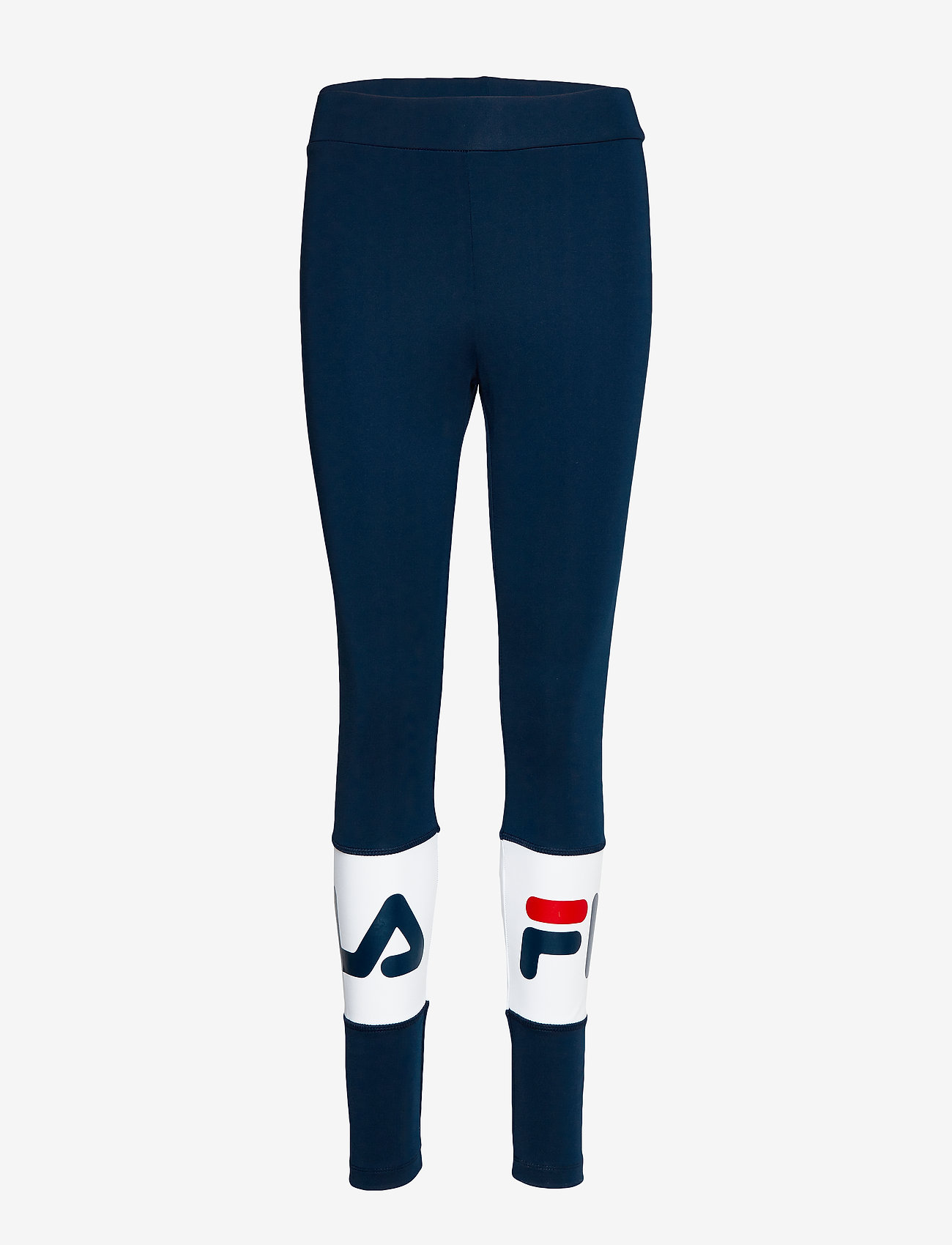 FILA - WOMEN BALLARI leggings - black iris-bright white - 0
