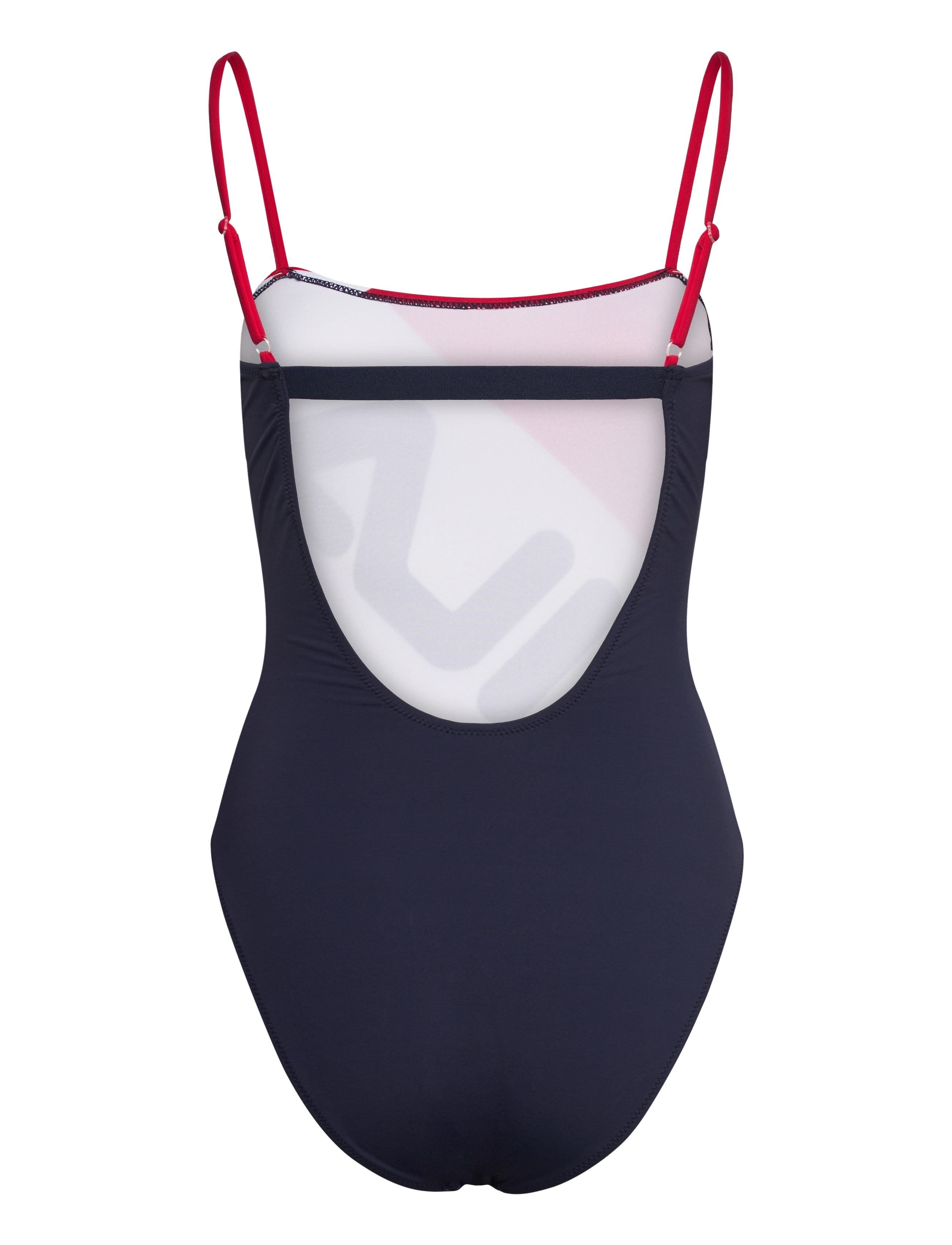 FILA - WOMEN MEI swim suit - sport-bademode - true red-black iris-bright white - 1