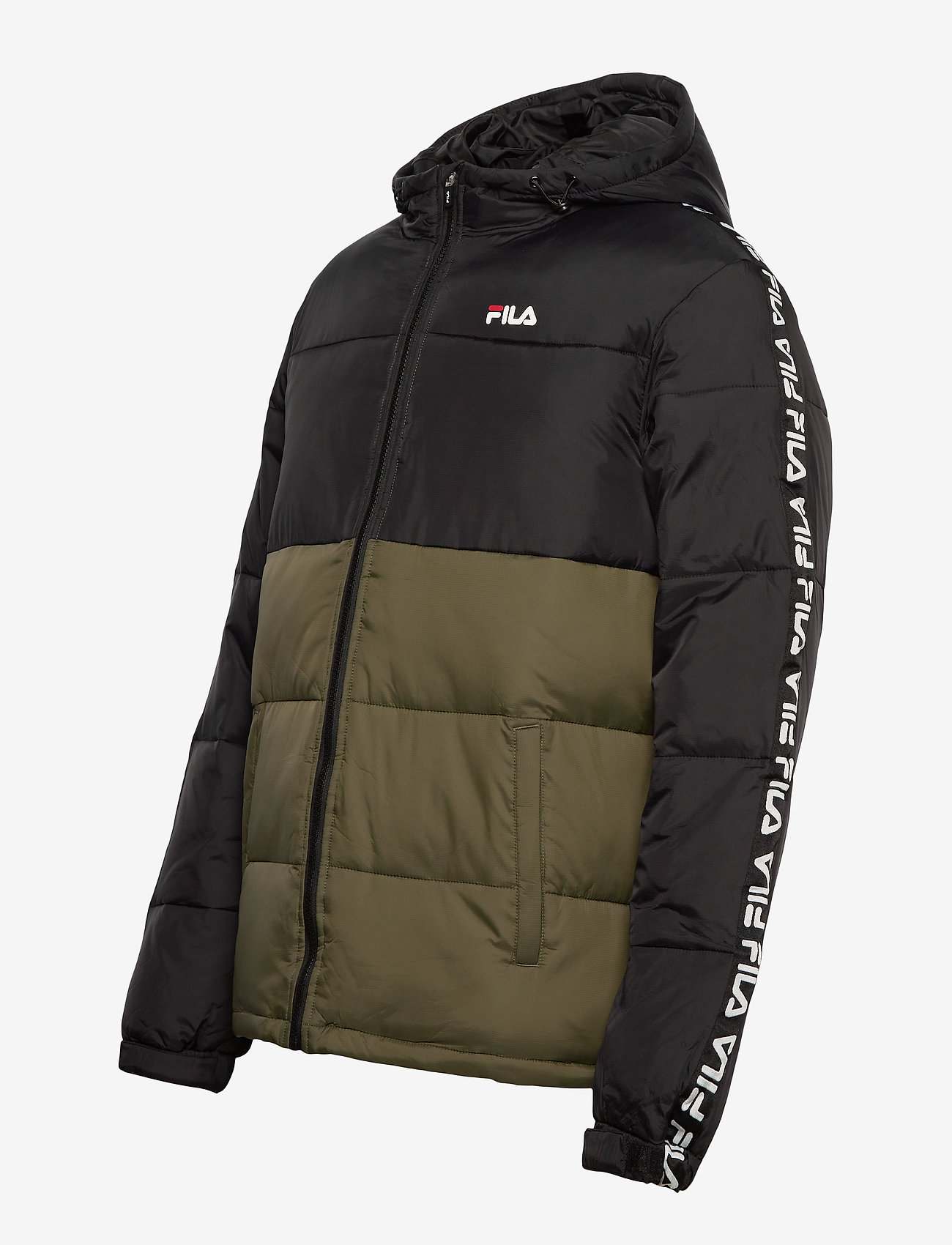 FILA - MEN TANNER tape puffer jacket - grape leaf-black - 2