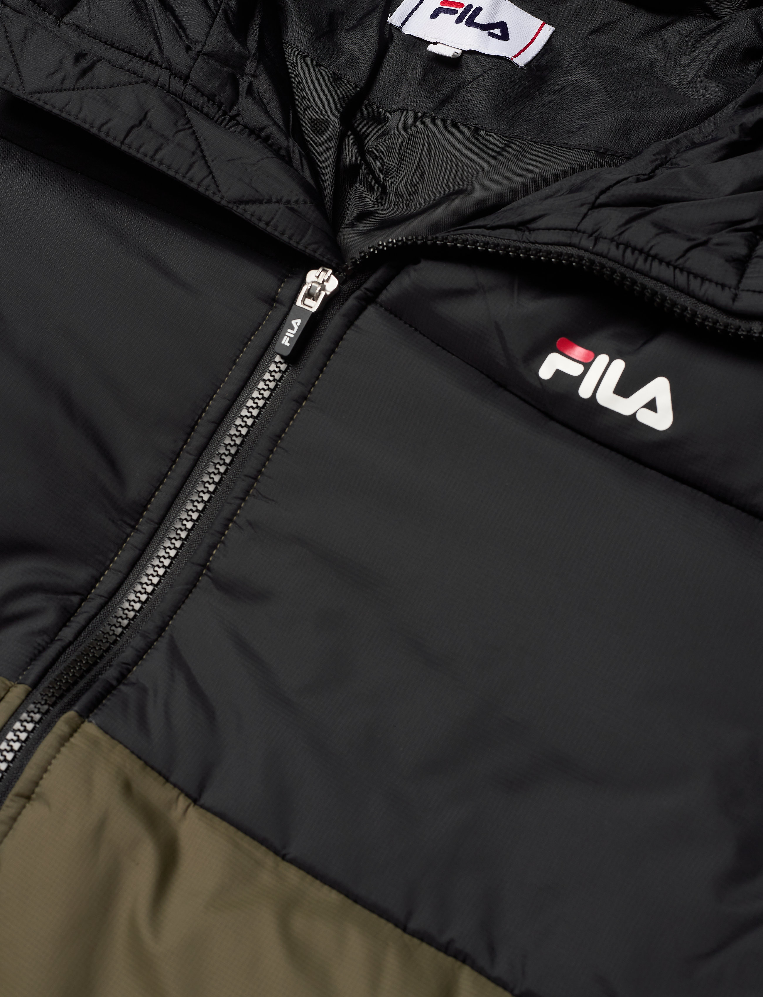FILA - MEN TANNER tape puffer jacket - grape leaf-black - 4
