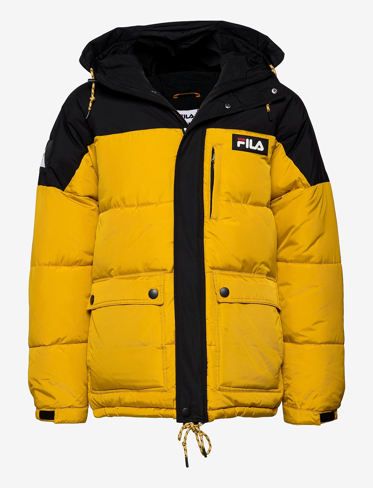 FILA - MEN ESCURCIONE puffed jacket - nugget gold-black - 0