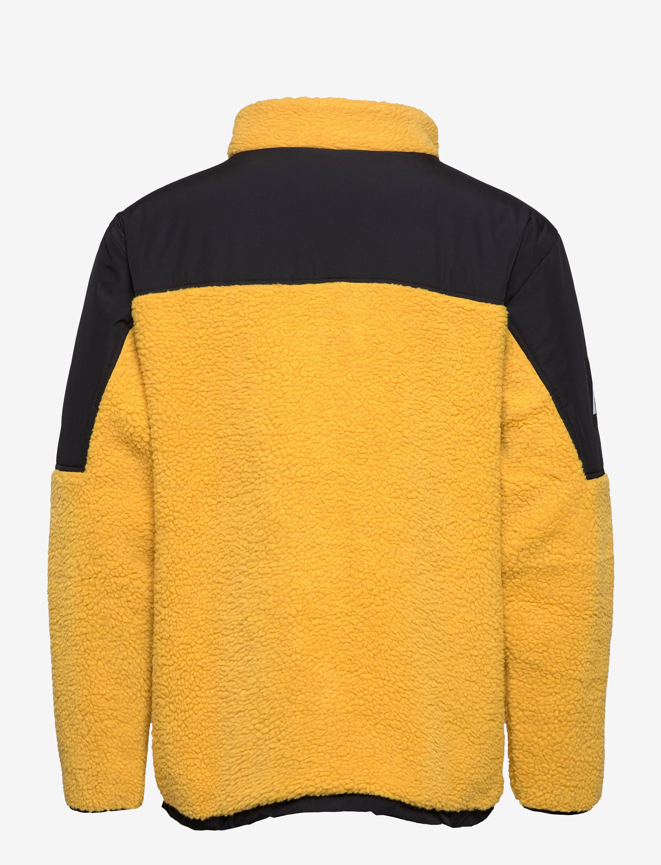 FILA - MEN MANOLO sherpa fleece jacket - nugget gold-black - 2