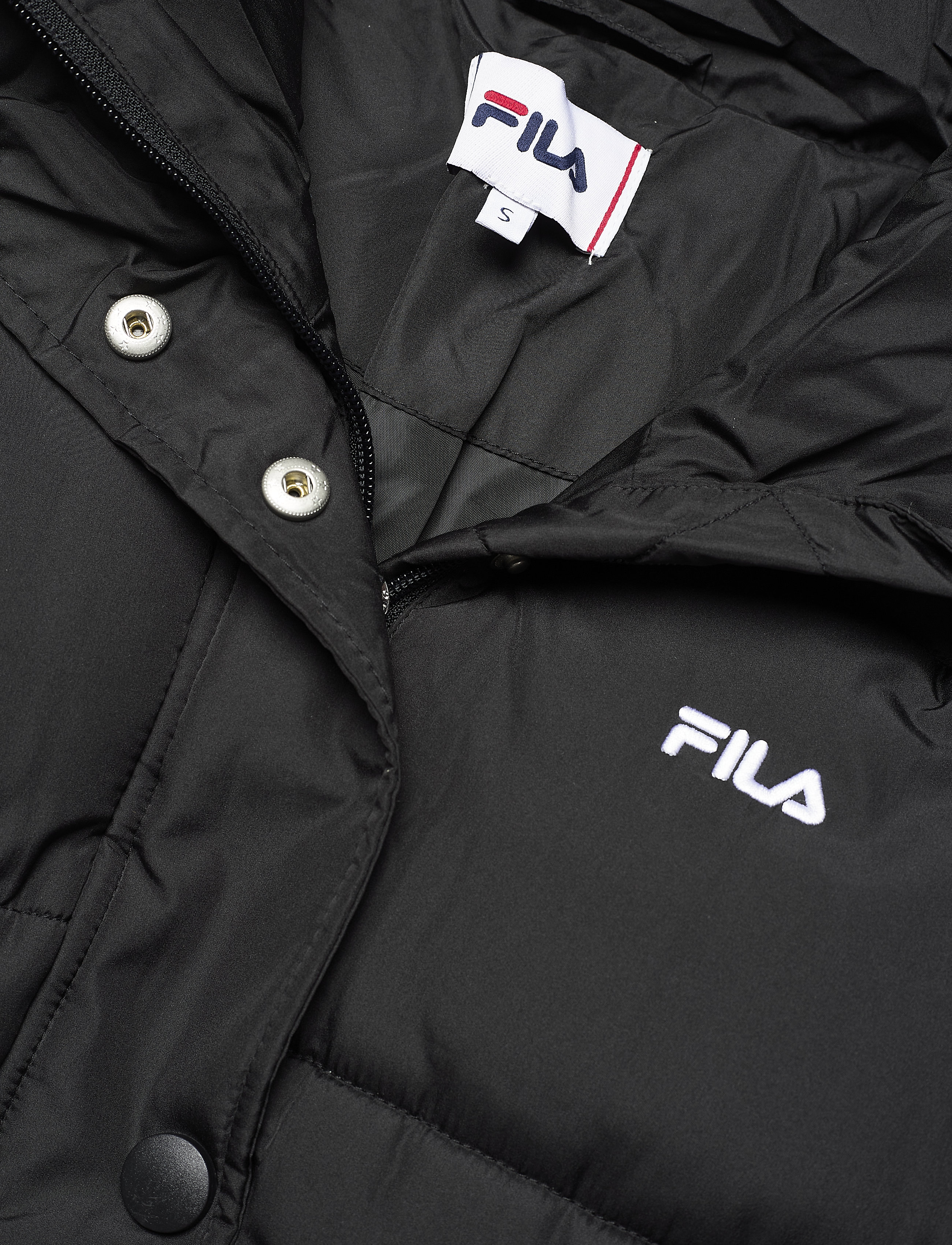 FILA - WOMEN TENDER long puffer jacket - black - 4