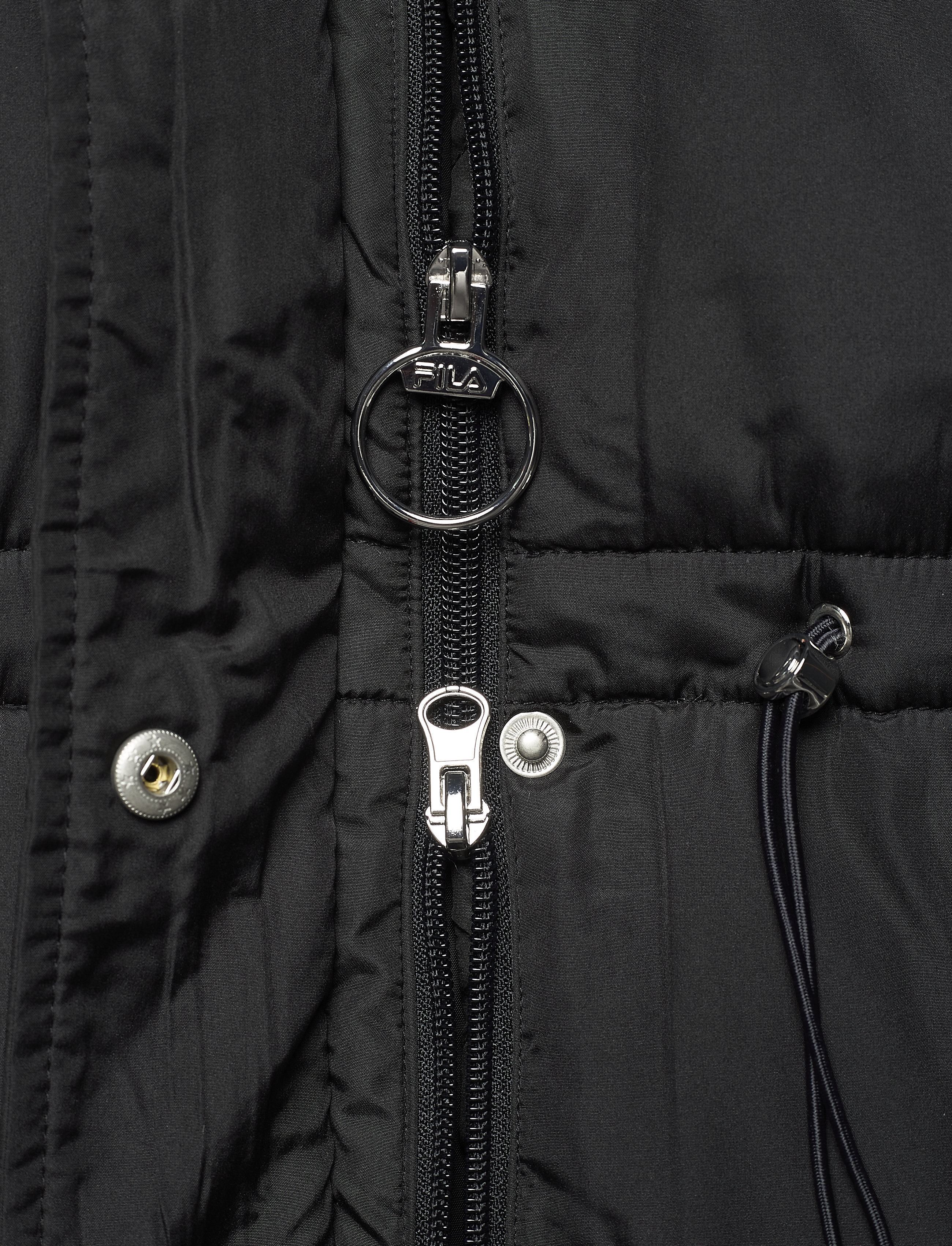 FILA - WOMEN TENDER long puffer jacket - black - 5