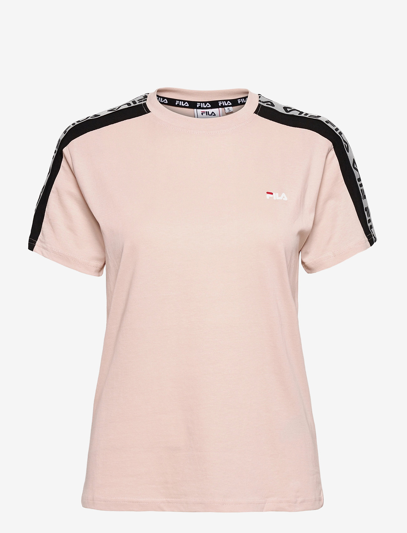 FILA - WOMEN TAMSIN reflective taped tee - sepia rose-black - 0