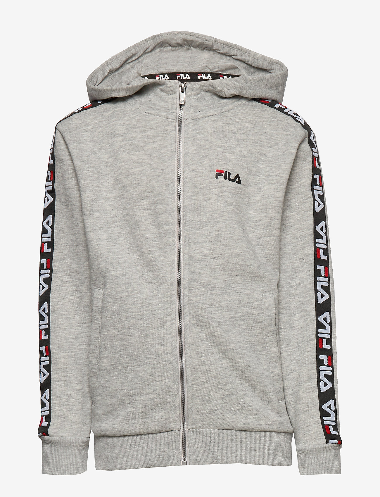 KIDS ADARA zip jacket - LIGHT GREY MELANGE BROS