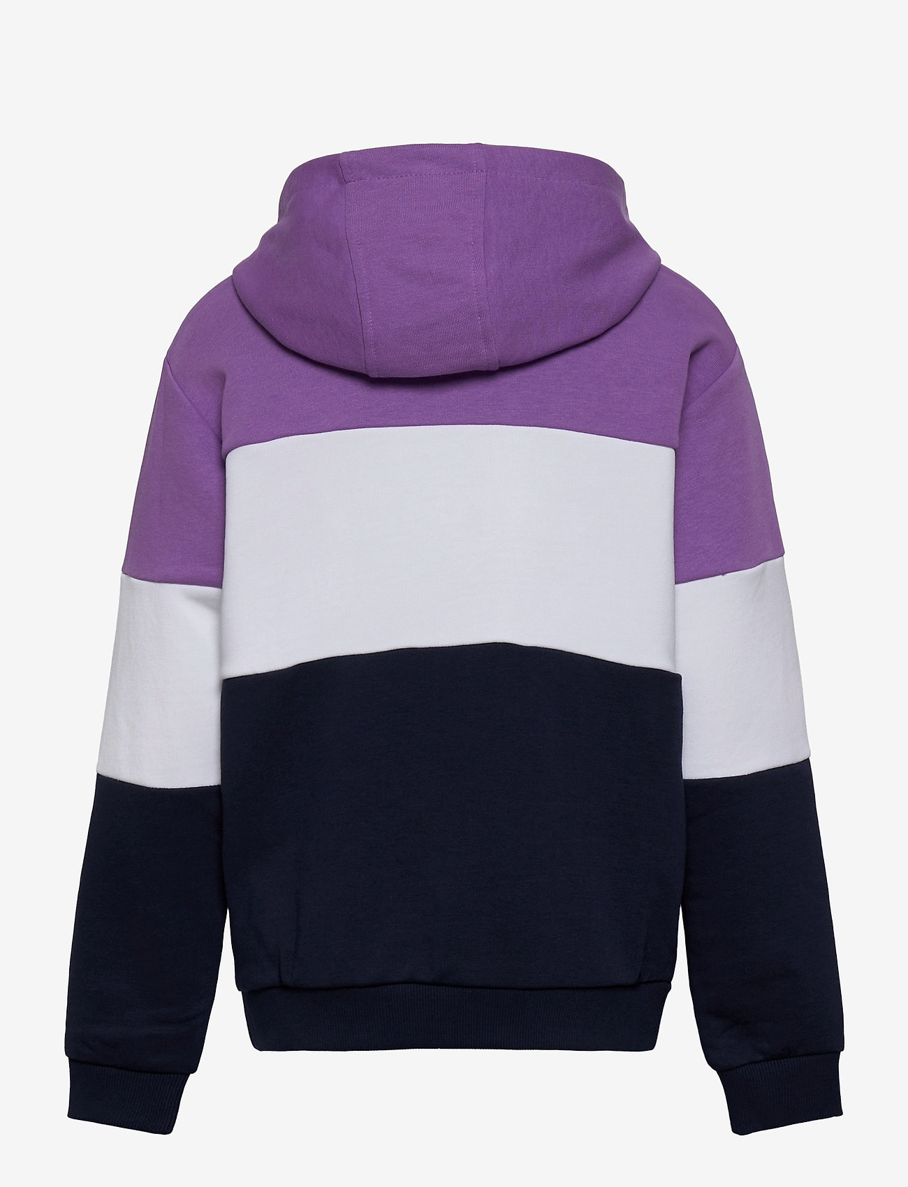 FILA - TEENS OLENA blocked hoody - black iris-amethyst orchid-brighte white - 1