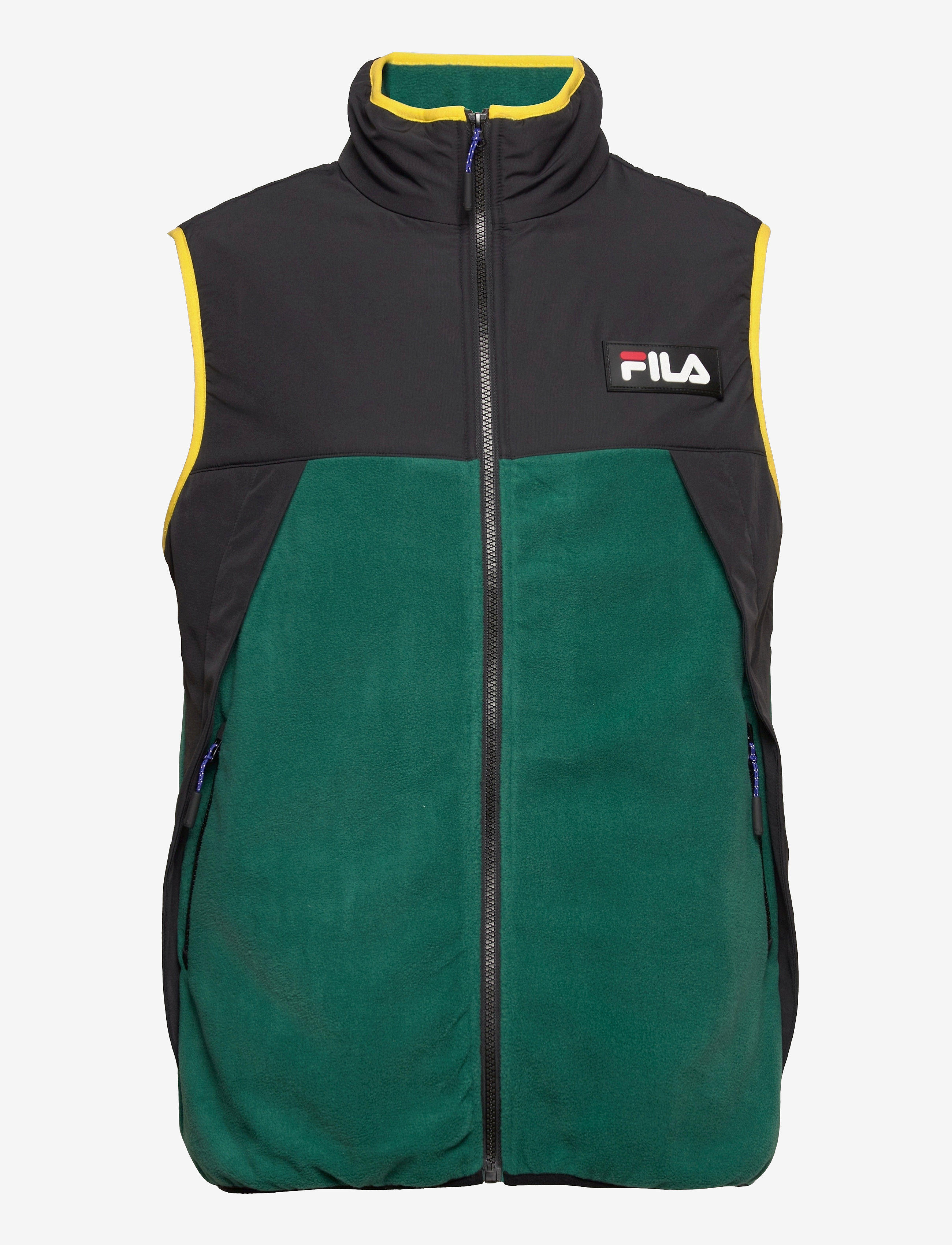 FILA - MEN CIAR fleece vest - storm-black - 0