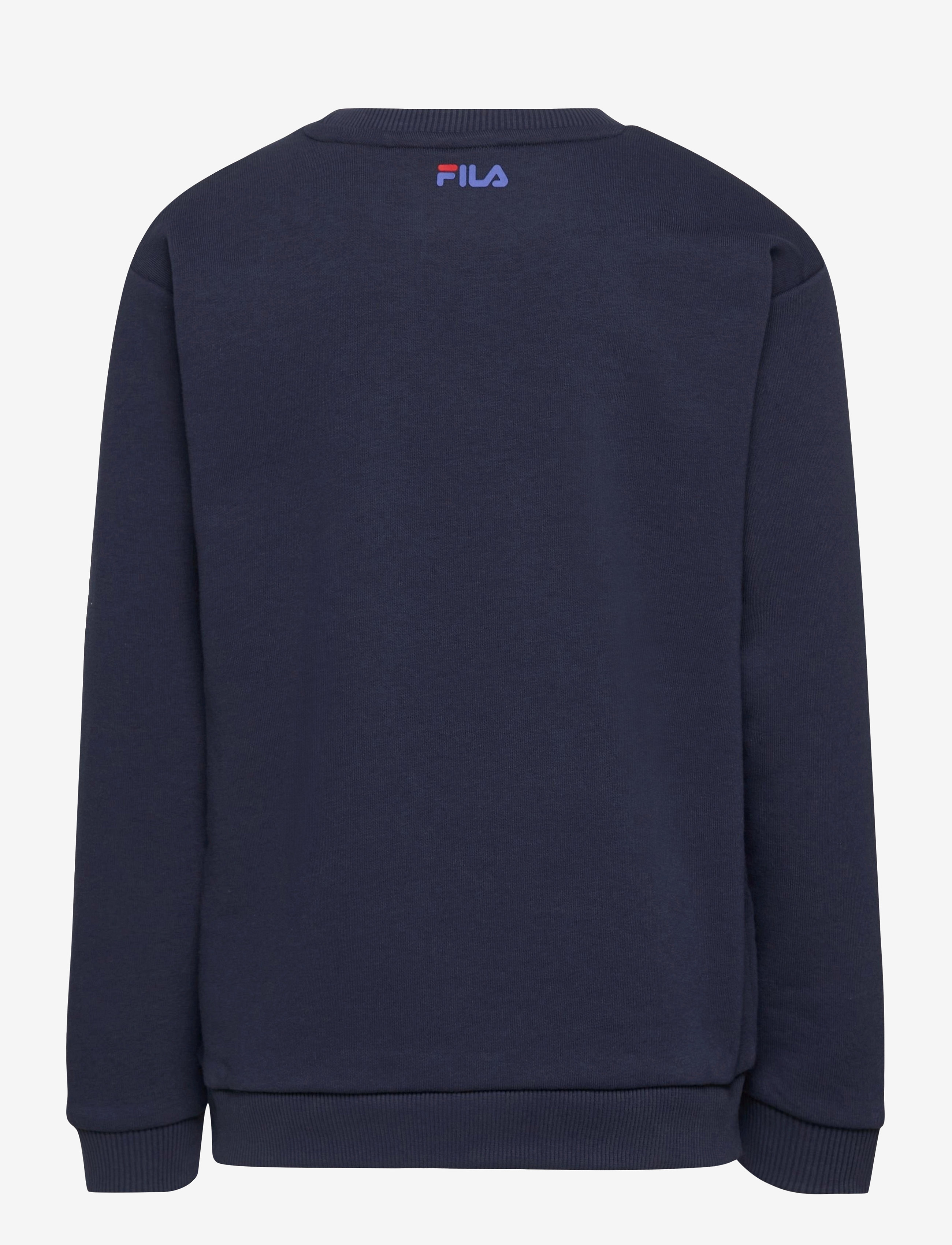 FILA - TEENS UNISEX CARL blocked crew sweat - black iris-bright white-true red - 1