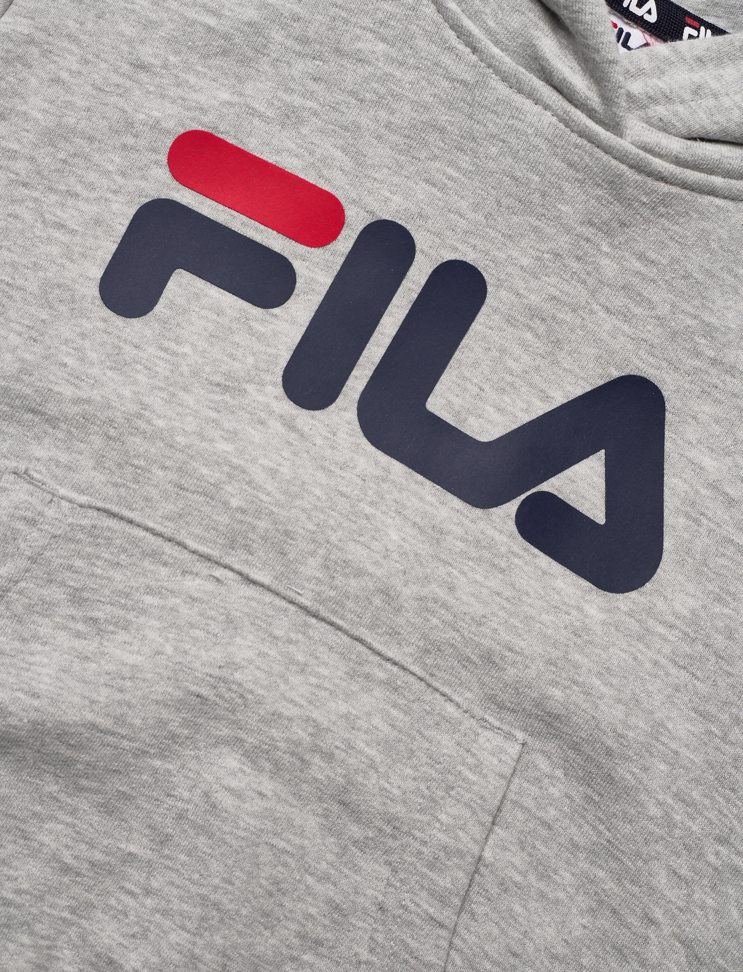 FILA - SVINDAL classic logo hoody - light grey melange - 2