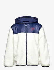 FILA - BORDEAUX sherpa jacket - fleece jacket - egret-medieval blue - 0