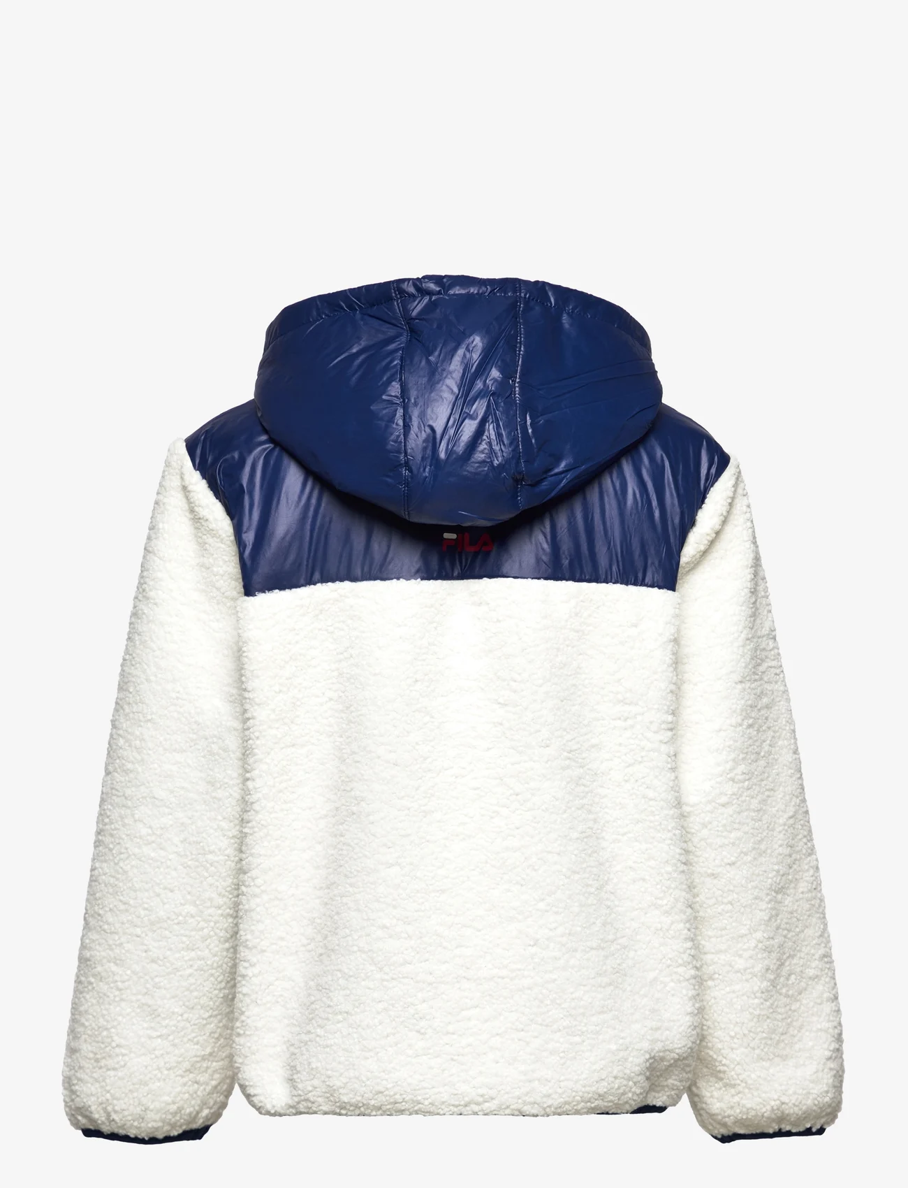 FILA - BORDEAUX sherpa jacket - fleece-jakke - egret-medieval blue - 1