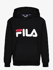 FILA - BAJONE classic logo hoody - džemperi ar kapuci - black - 0