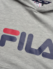FILA - BAJONE classic logo hoody - džemperiai su gobtuvu - light grey melange - 2