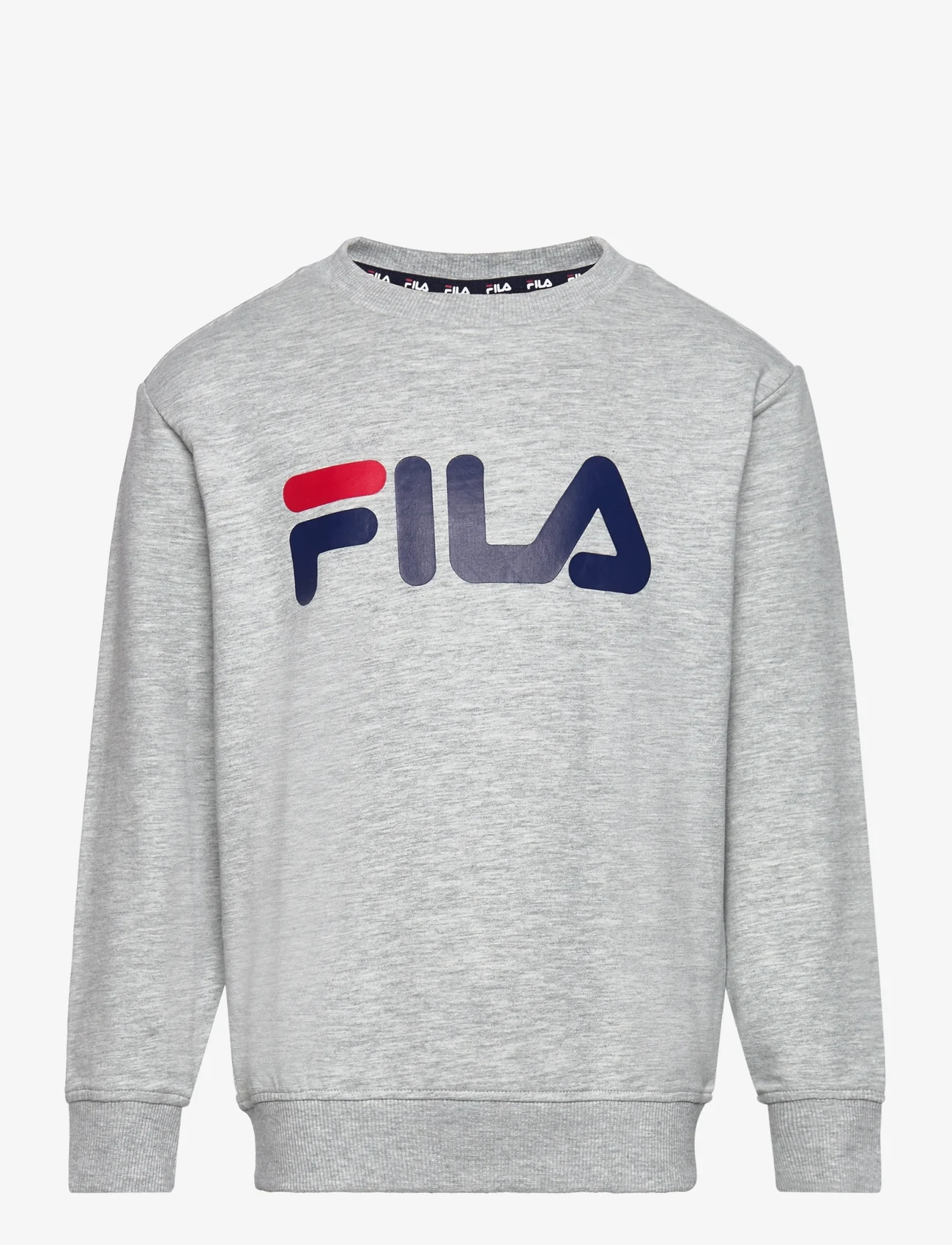 FILA - BABINA GREDA classic logo crew sweat - mažiausios kainos - light grey melange - 0