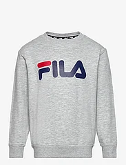 FILA - BABINA GREDA classic logo crew sweat - sweaters - light grey melange - 0