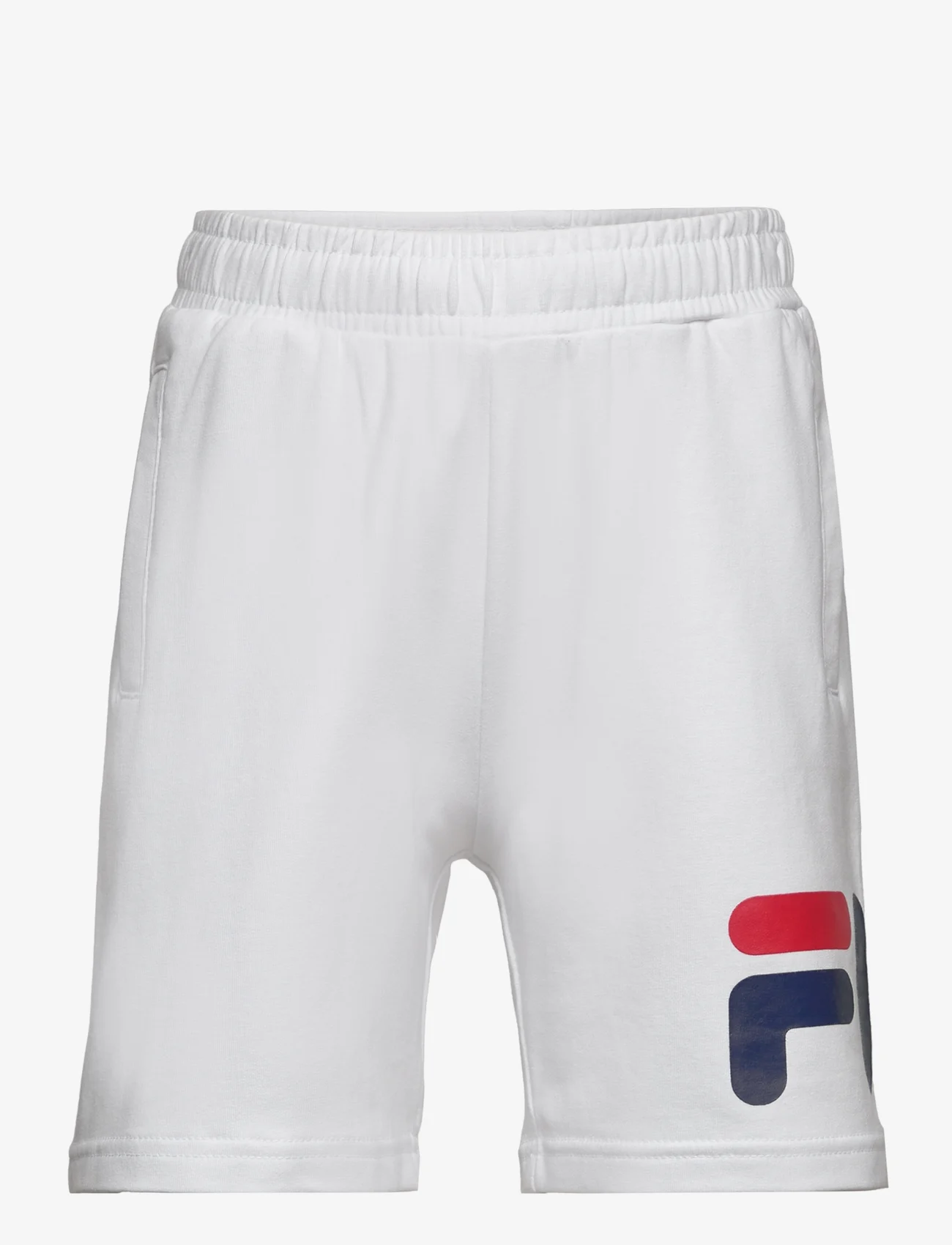 FILA - BAJAWA classic logo shorts - sweat shorts - bright white - 0