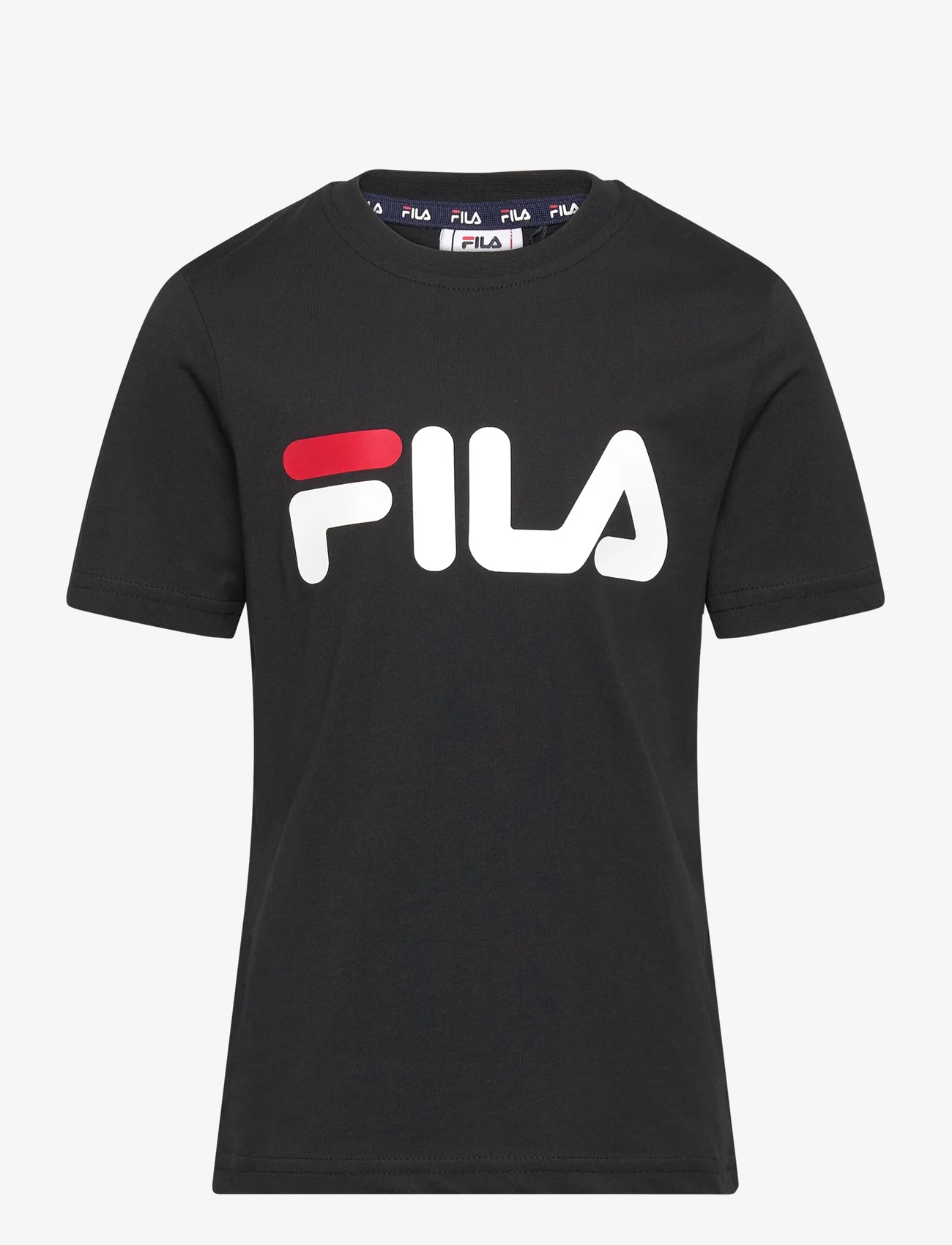 FILA - BAIA MARE classic logo tee - kortermede t-skjorter - black - 0
