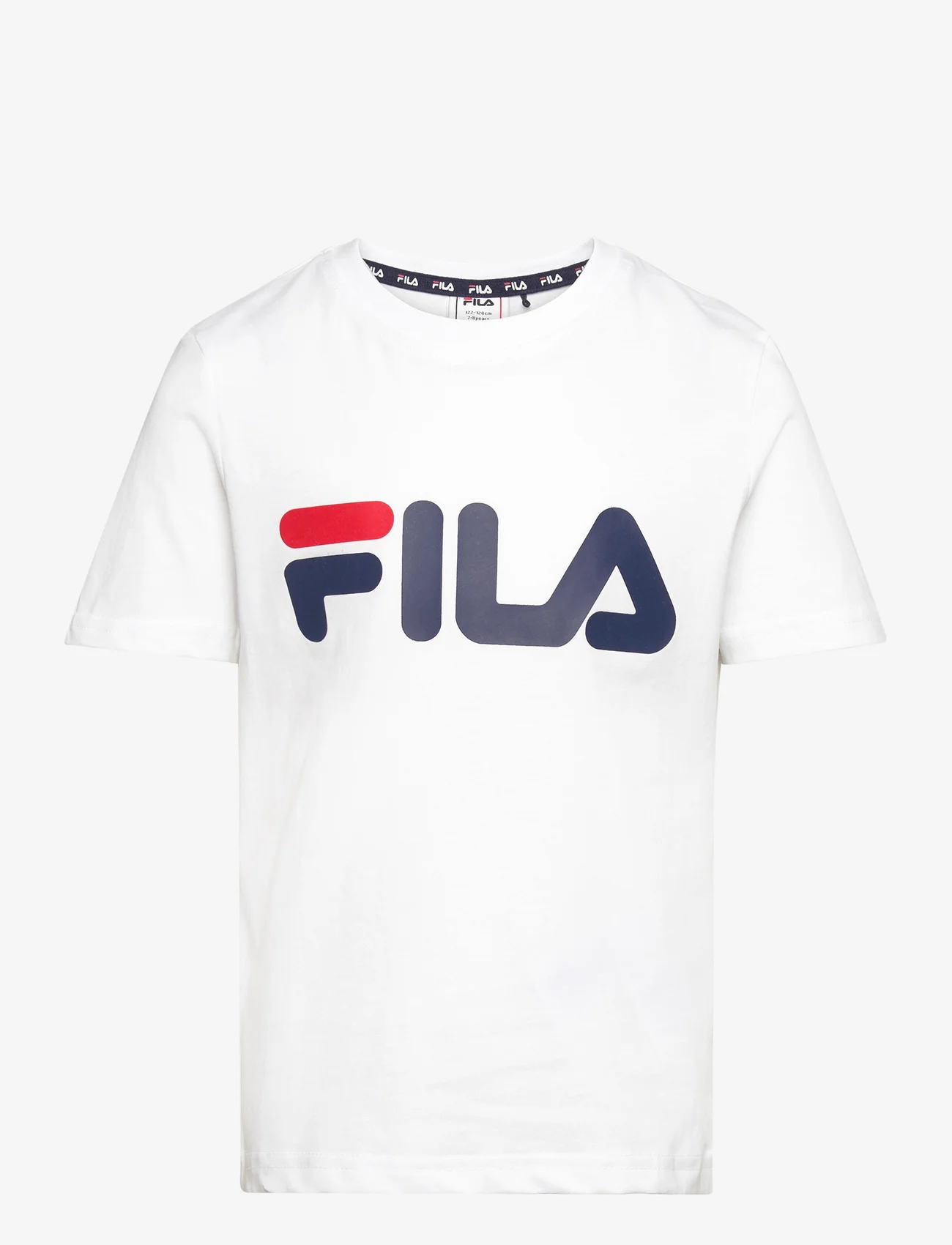 FILA - BAIA MARE classic logo tee - kortermede t-skjorter - bright white - 0
