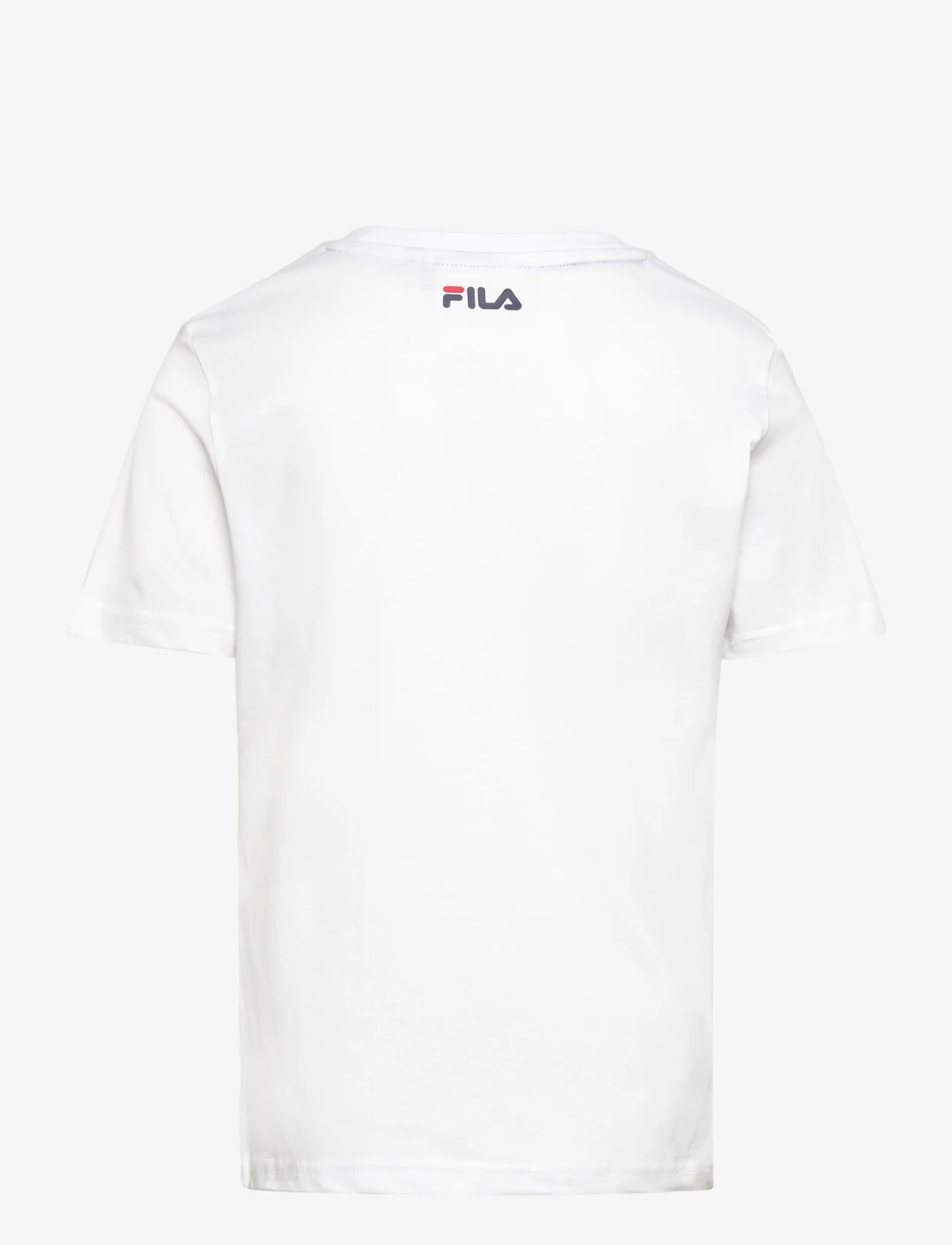FILA - BAIA MARE classic logo tee - kortermede t-skjorter - bright white - 1