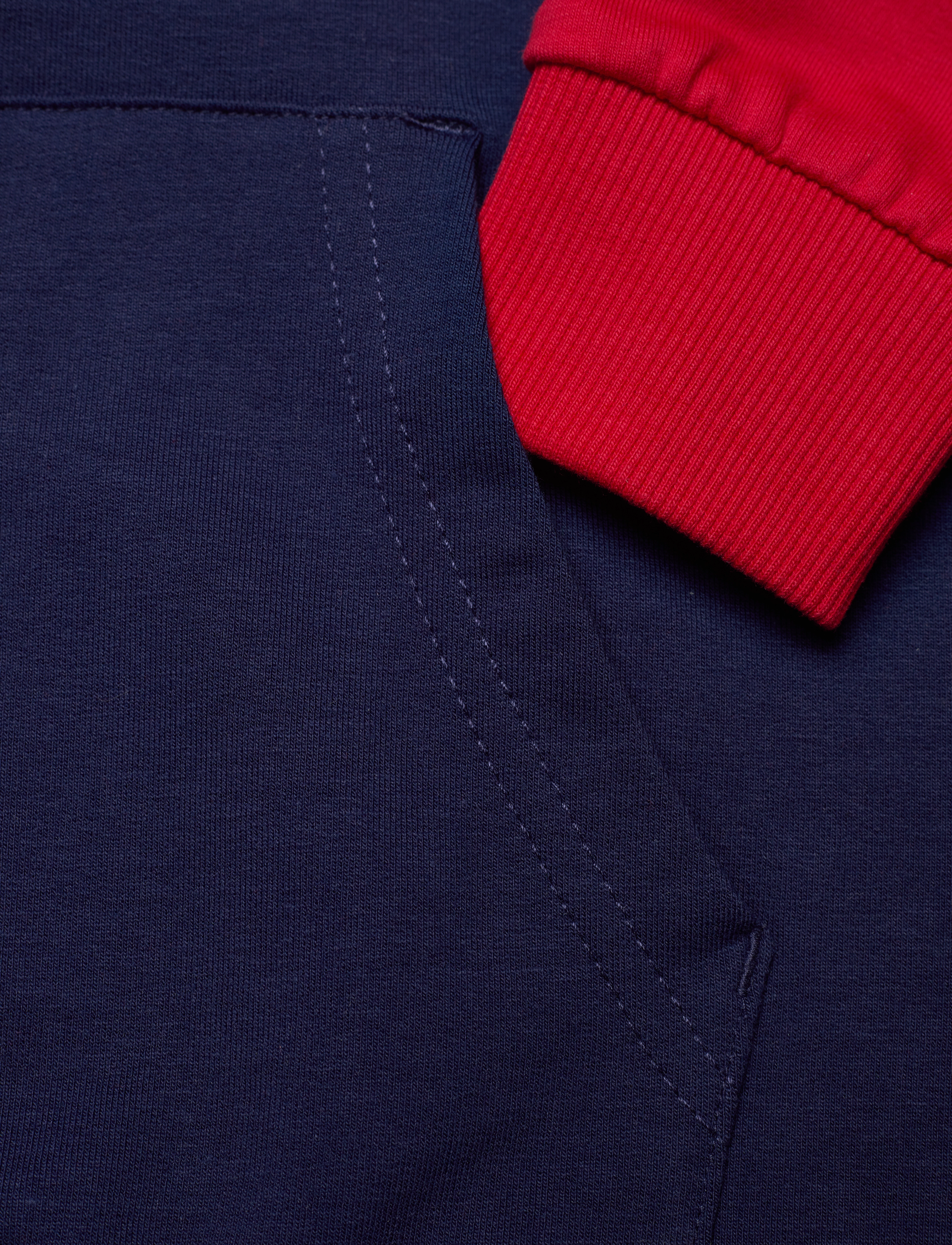 FILA - BAGANA blocked hoody - medieval blue-true red-bright white - 3