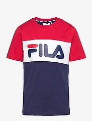 FILA - BALIMO - short-sleeved t-shirts - medieval blue-true red-bright white - 0