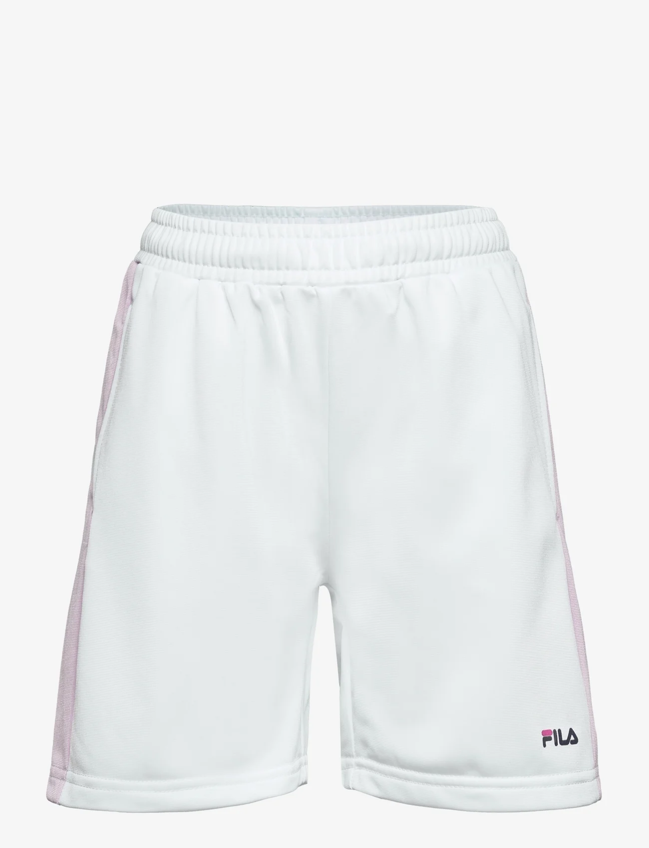 FILA - BIALOGARD track shorts - sportshorts - bright white-fair orchid - 0