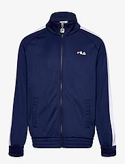 FILA - BENAVENTE track jacket - vasaros pasiūlymai - medieval blue-bright white - 0