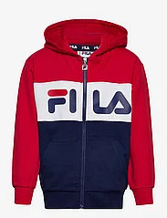 FILA - BAAR-EBENHAUSEN - džemperi ar kapuci - medieval blue-true red-bright white - 0