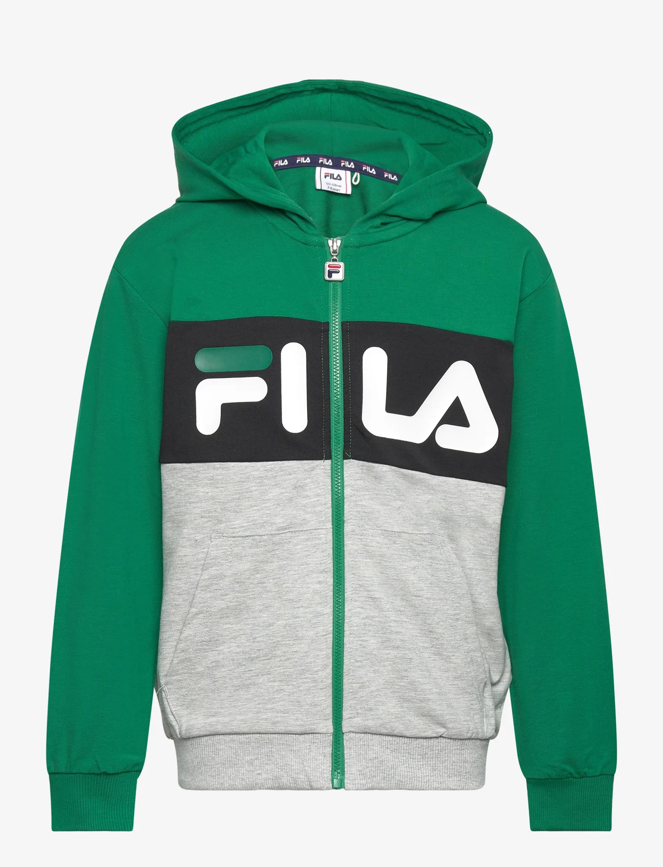 FILA - BAAR-EBENHAUSEN - hoodies - light grey melange-verdant green-bl - 0
