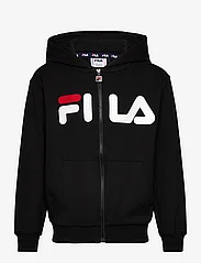 FILA - BALGE classic logo zip hoody - džemperi ar kapuci - black - 0