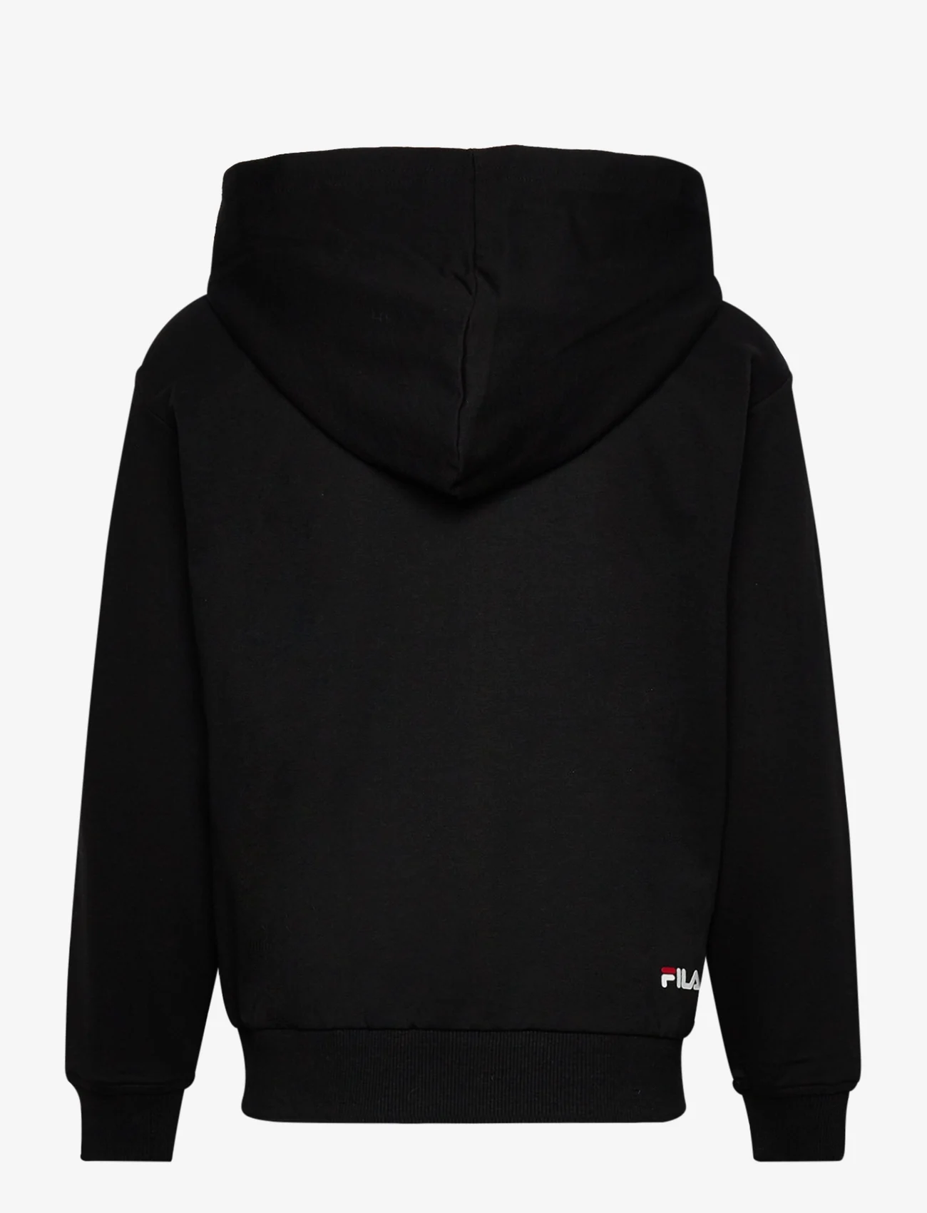FILA - BALGE classic logo zip hoody - džemperi ar kapuci - black - 1