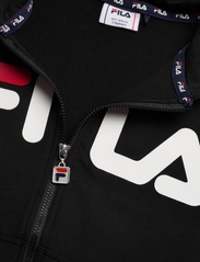 FILA - BALGE classic logo zip hoody - hættetrøjer - black - 2