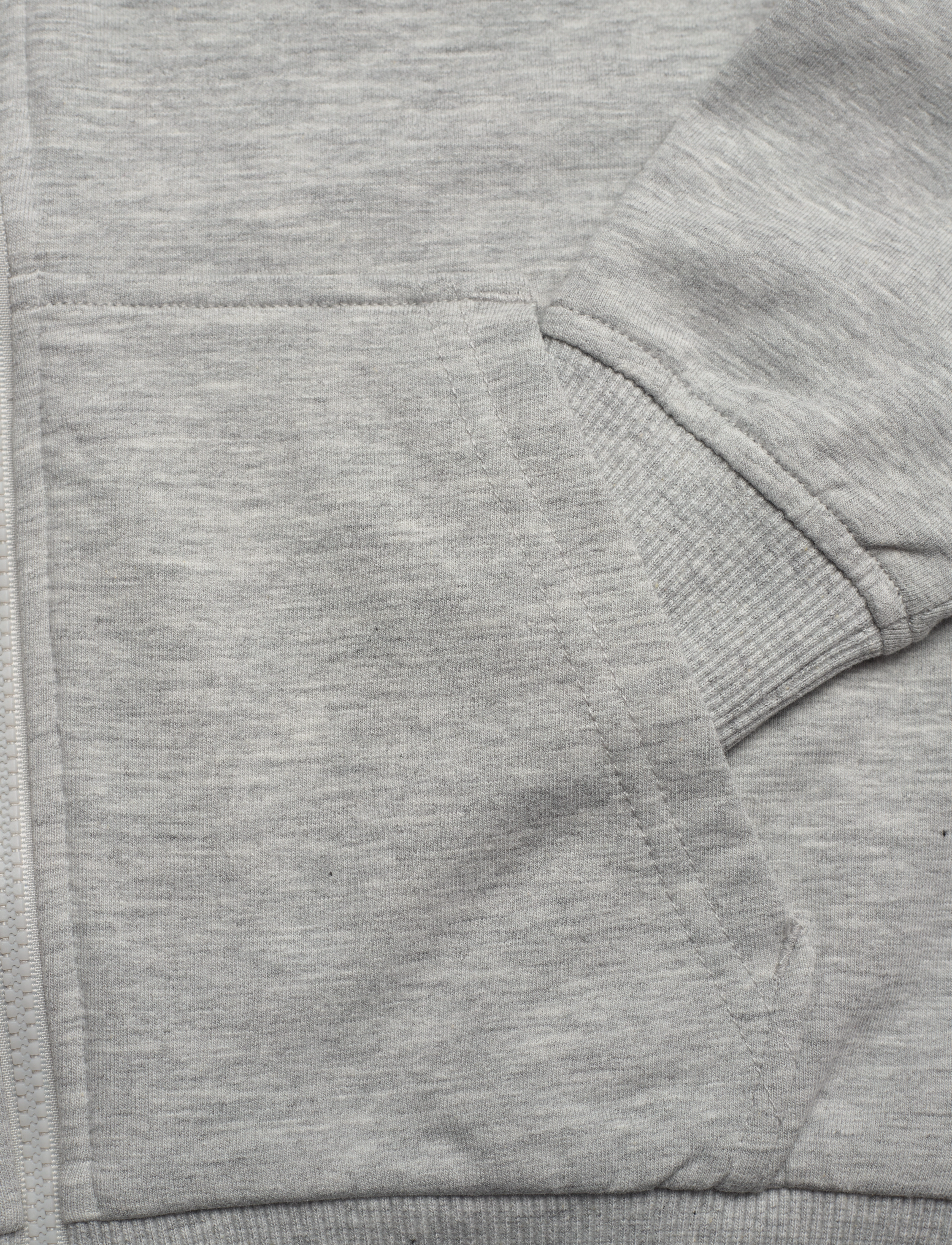 FILA - BALGE classic logo zip hoody - light grey melange - 3
