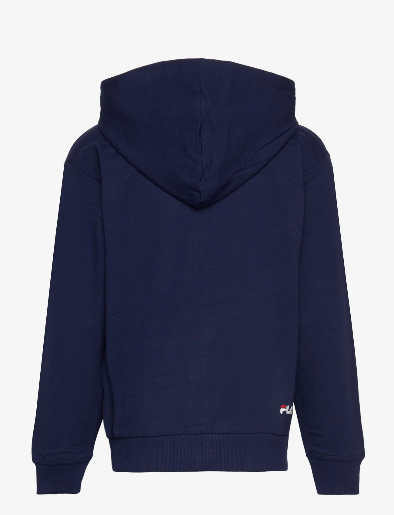 FILA - BALGE classic logo zip hoody - džemperiai su gobtuvu - medieval blue - 1