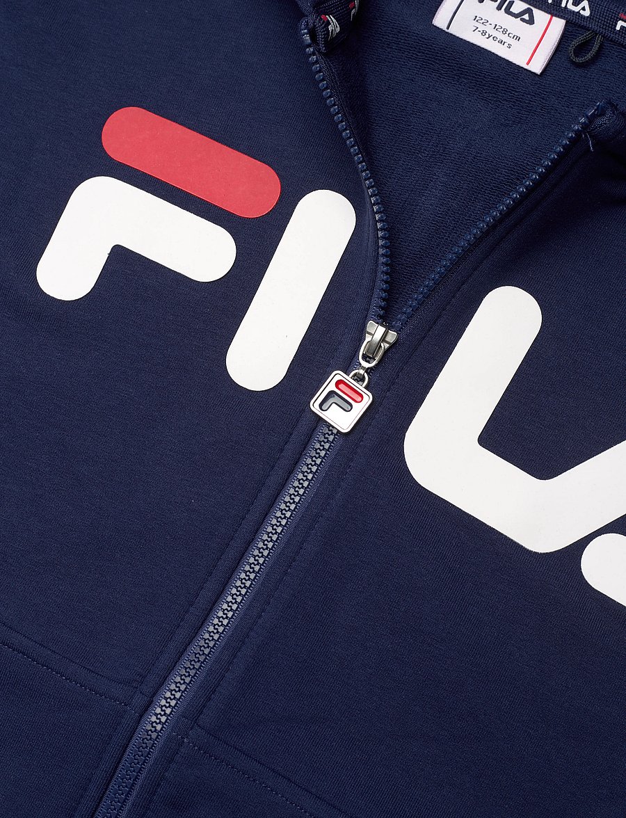 FILA - BALGE classic logo zip hoody - medieval blue - 2