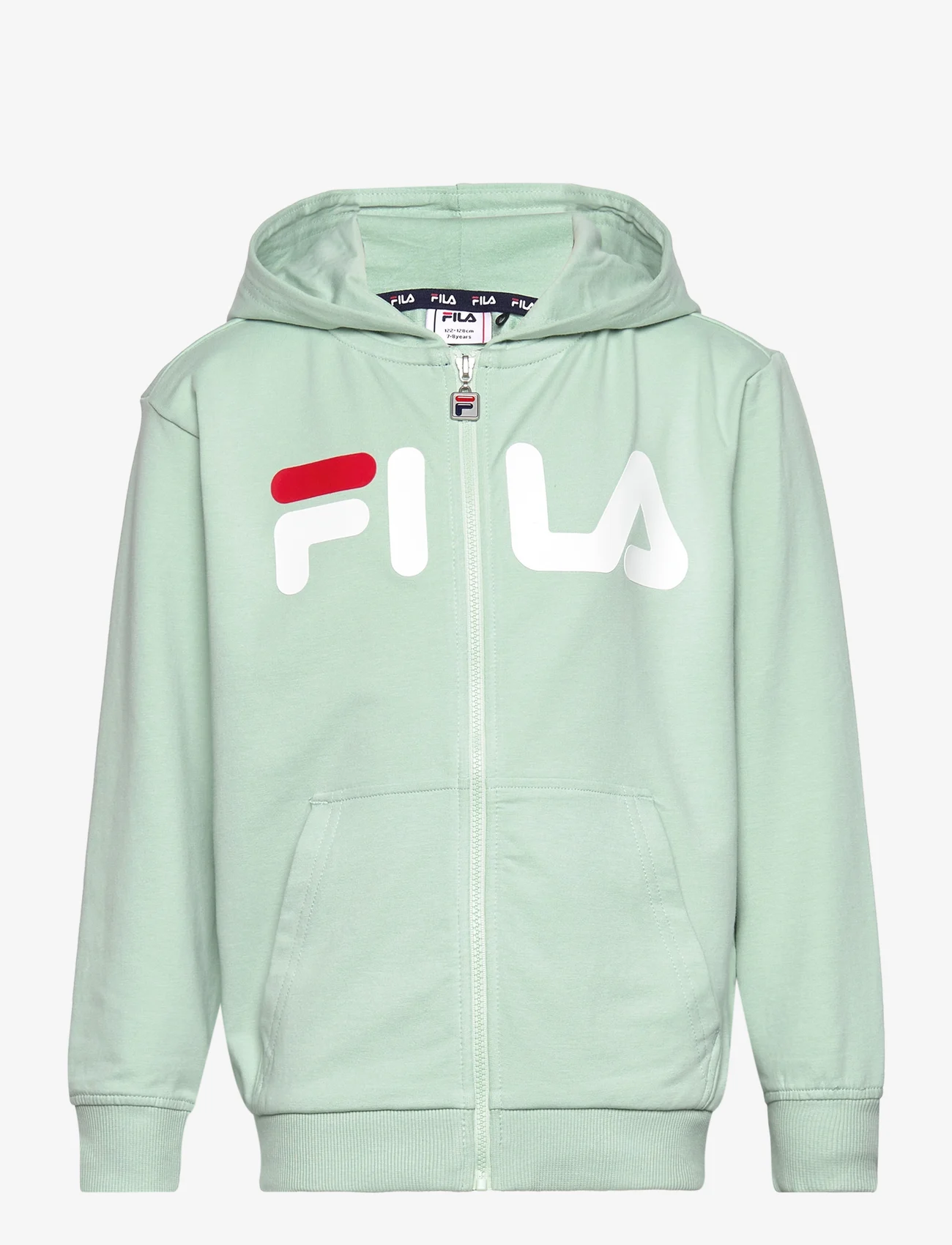 FILA - BALGE classic logo zip hoody - kapuzenpullover - silt green - 0