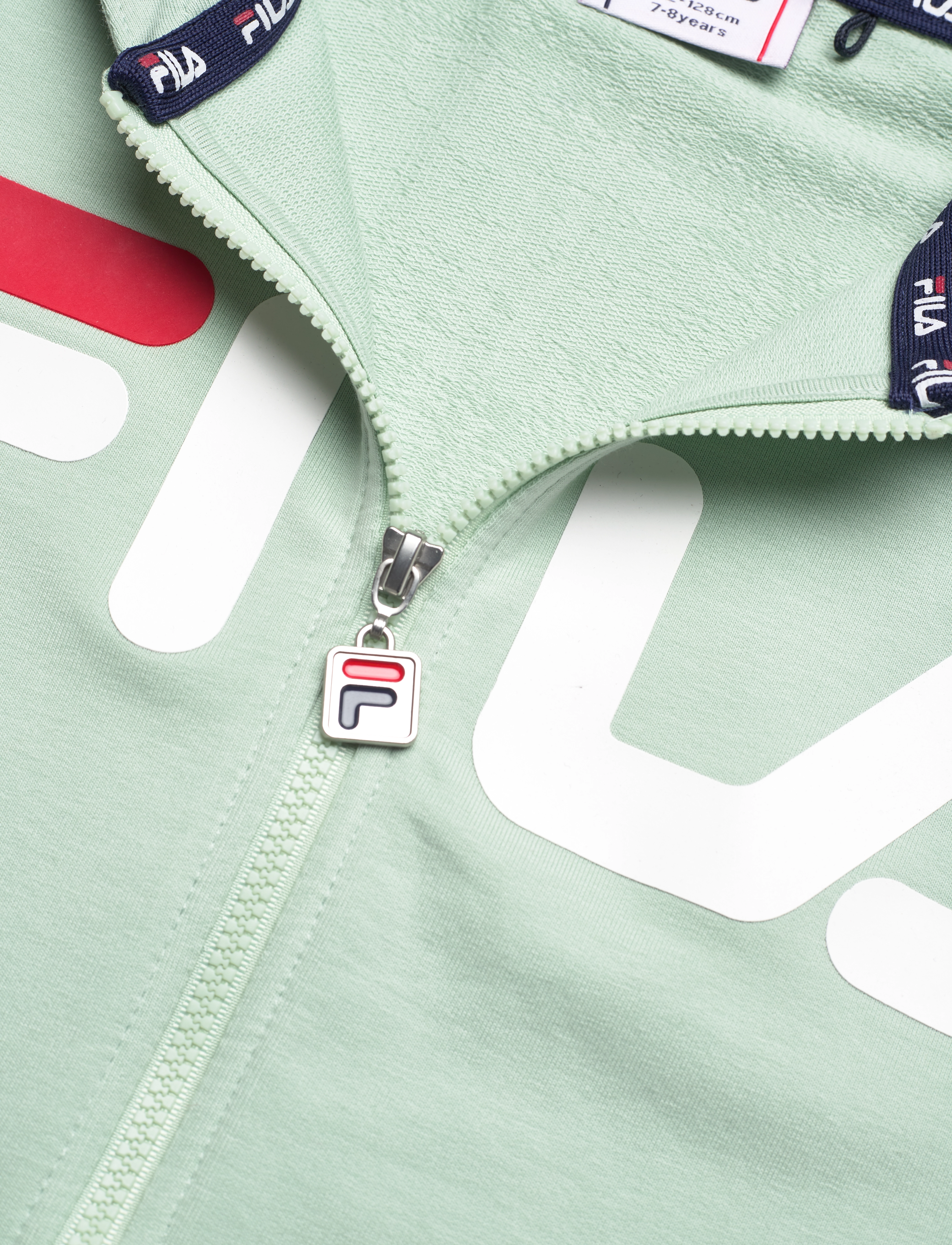 FILA - BALGE classic logo zip hoody - silt green - 2