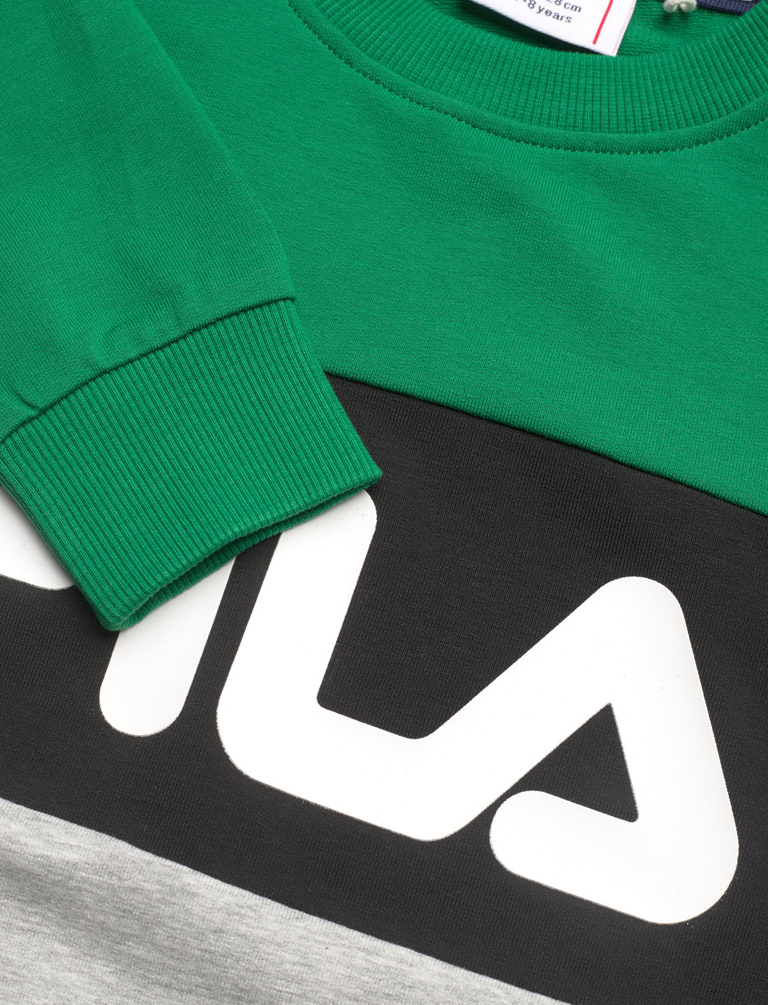 Fila straight blocked crew top sweater