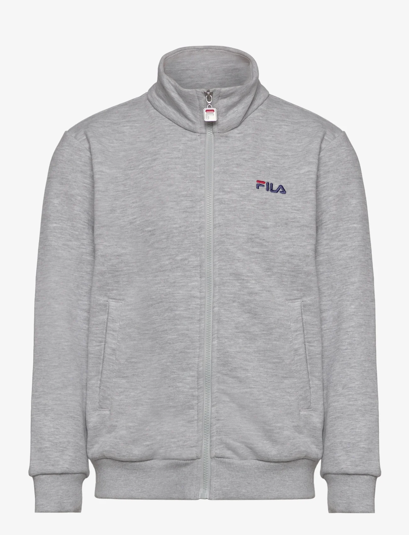 FILA - BREDDIN track jacket - sweatshirts - light grey melange - 0