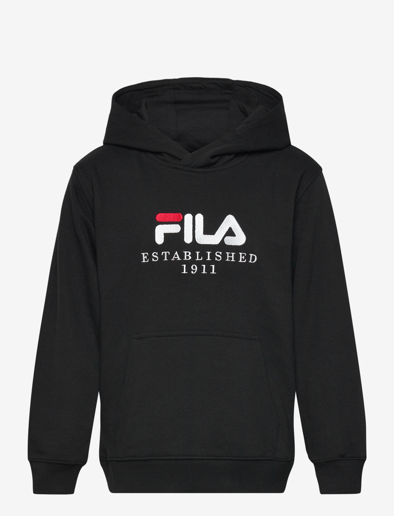 FILA - BENNA regular logo hoodie - kapuutsiga dressipluusid - black - 0