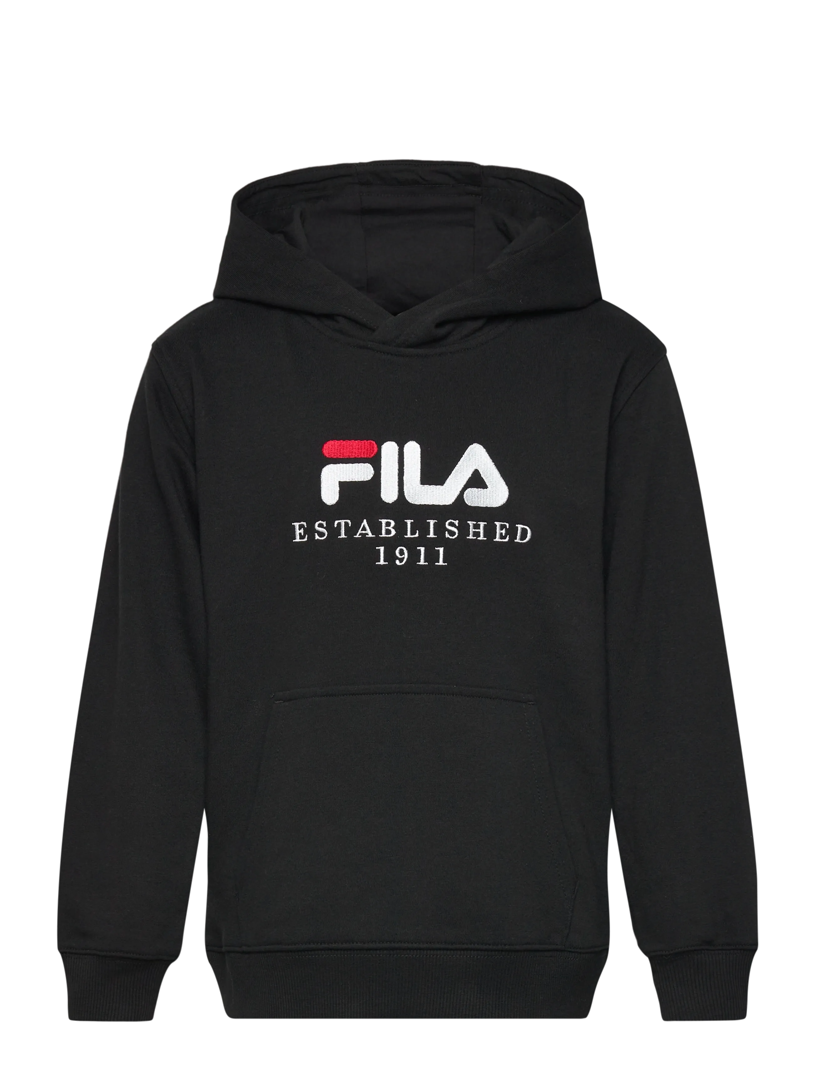 FILA BENNA regular logo hoodie - FILA - BLACK / black