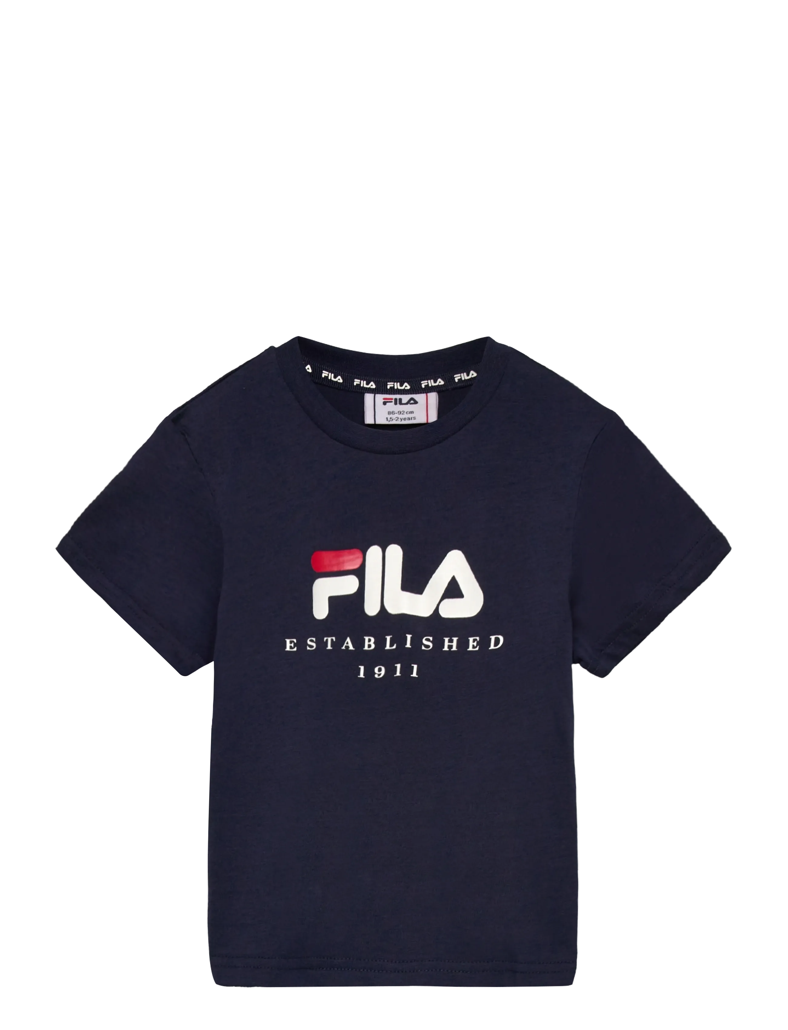 FILA BENNA regular logo t-shirt - Kleidung - BLACK IRIS / navy