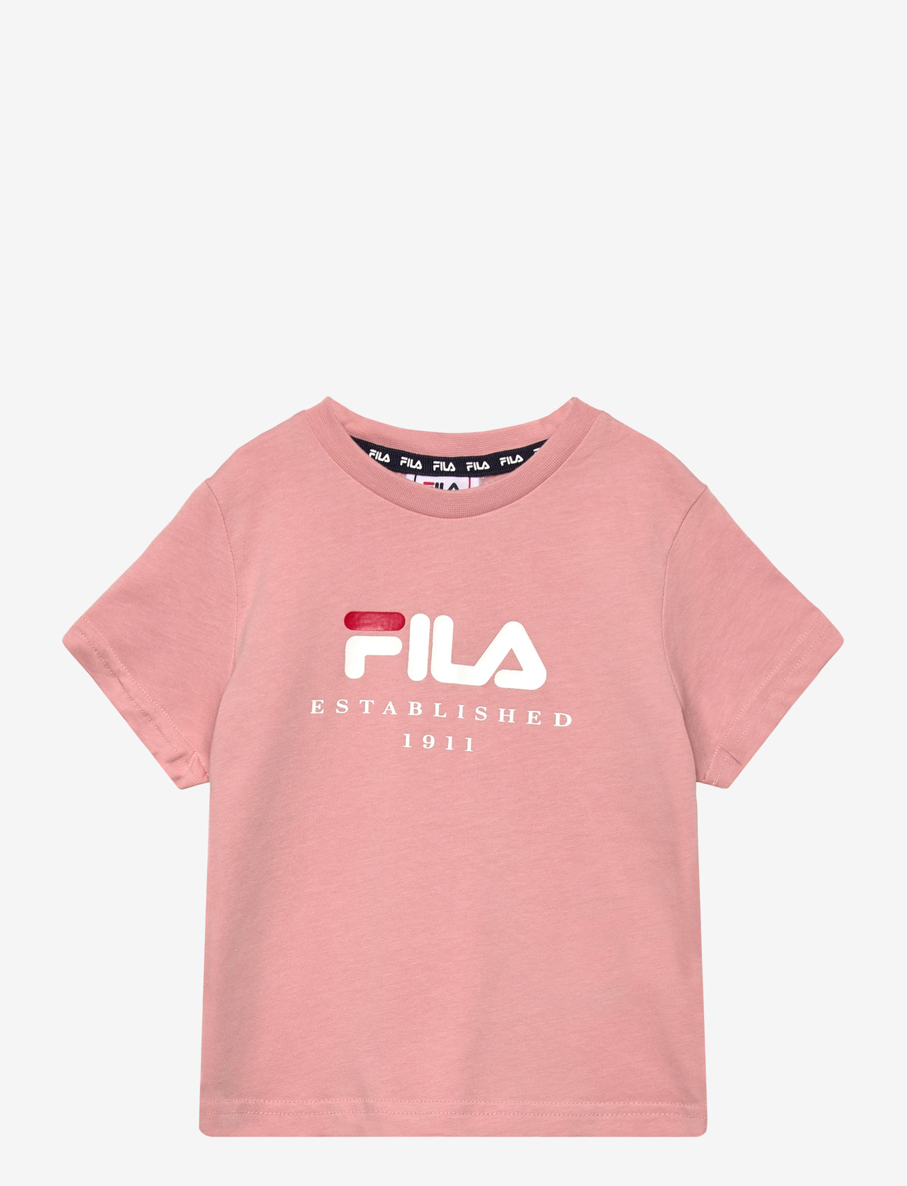 FILA - BENNA regular logo t-shirt - short-sleeved t-shirts - mellow rose - 0